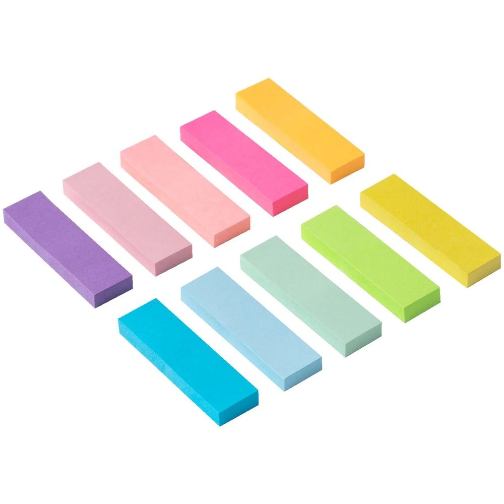 3 J.Burrows Page Markers 13x45mm Assorted 10 Pack, 3 of 4