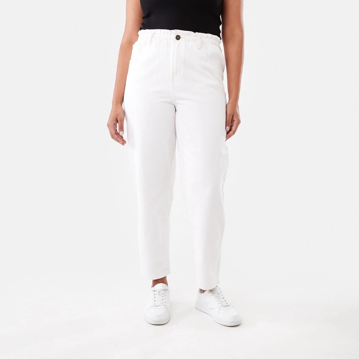 1 Paperbag Jeans Ecru, 1 of 5