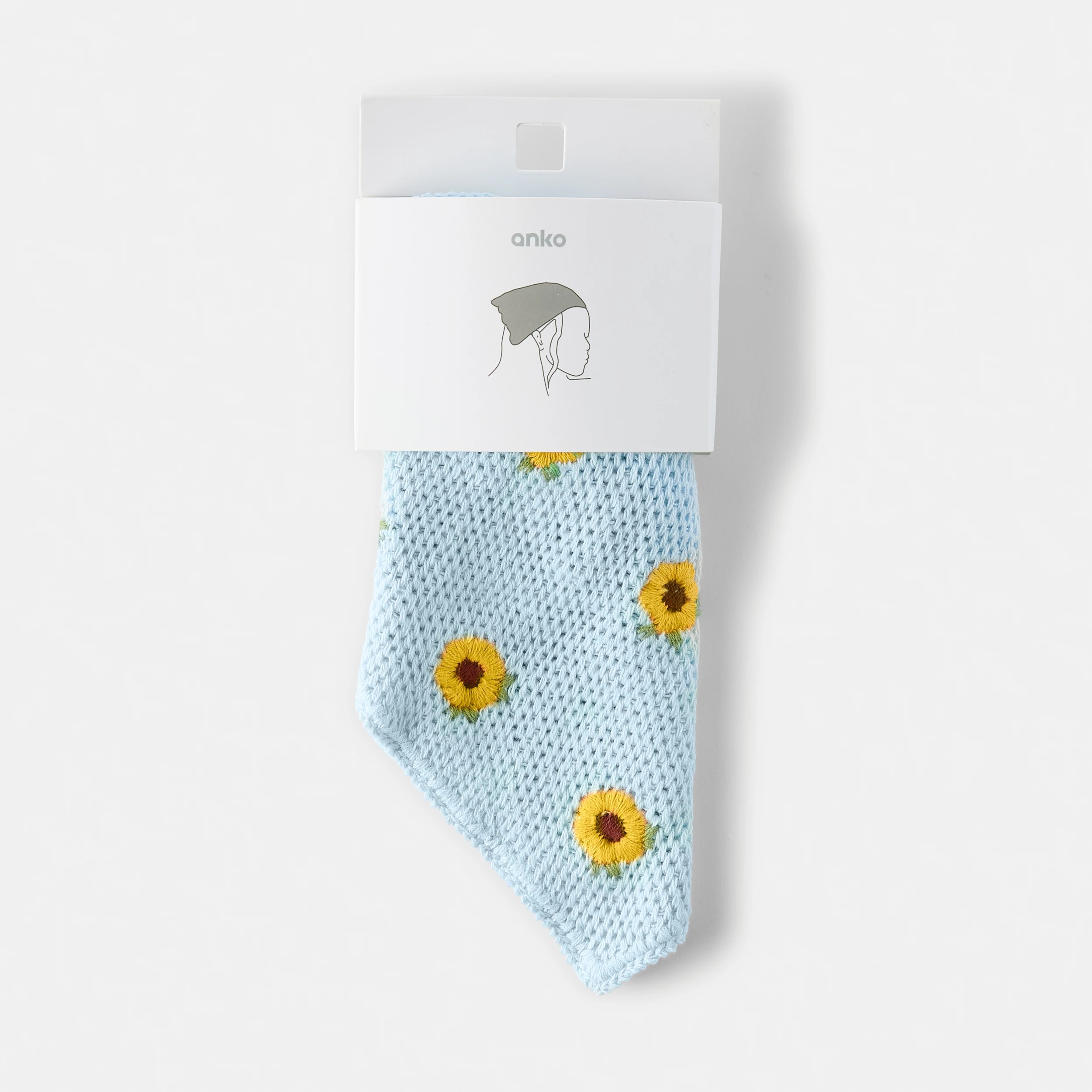 5 Crochet Hair Scarf - Flower, 5 of 5