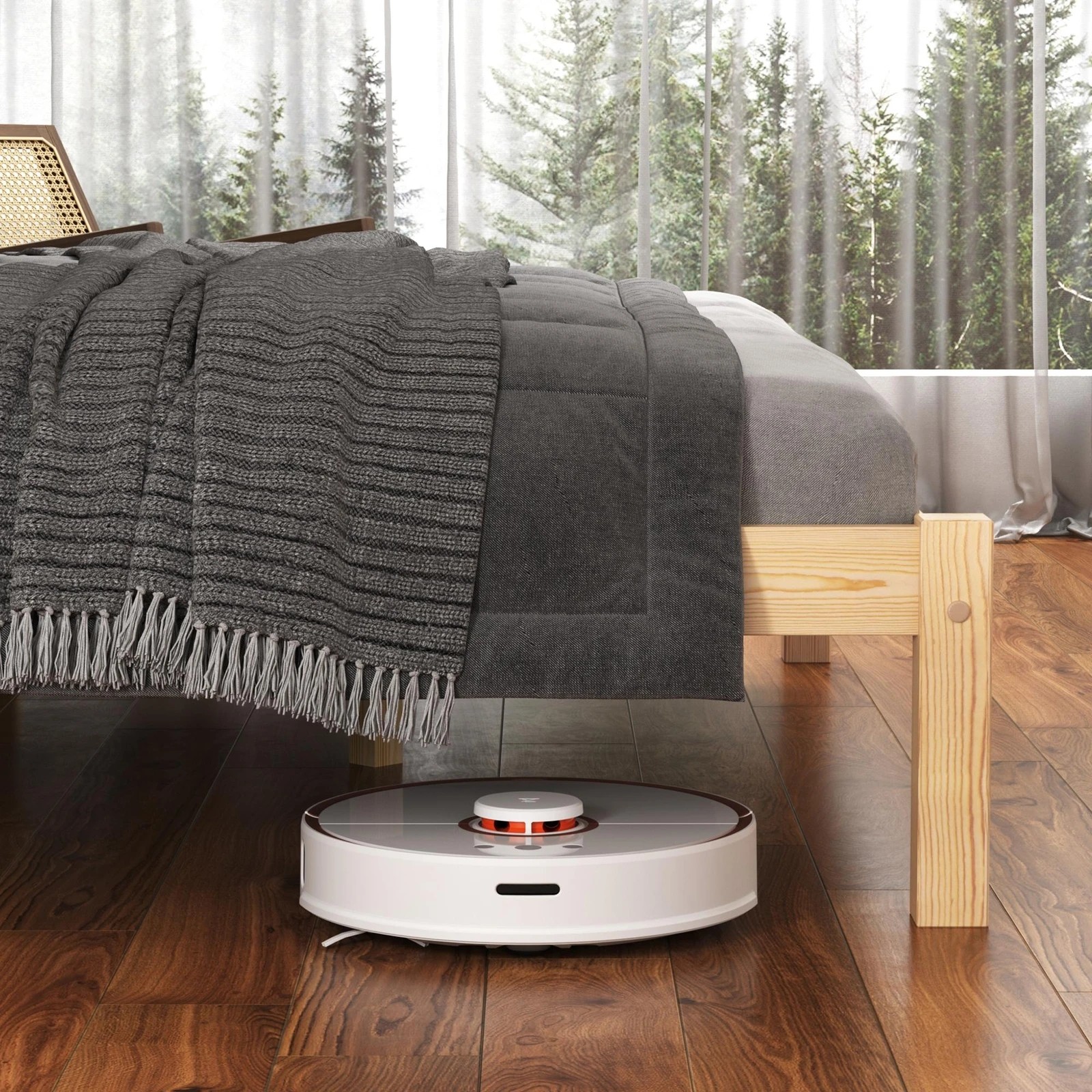 6 Alfordson Bed Frame Wooden Timber King Size Mattress Base Platform Fenella - Natural, 6 of 10