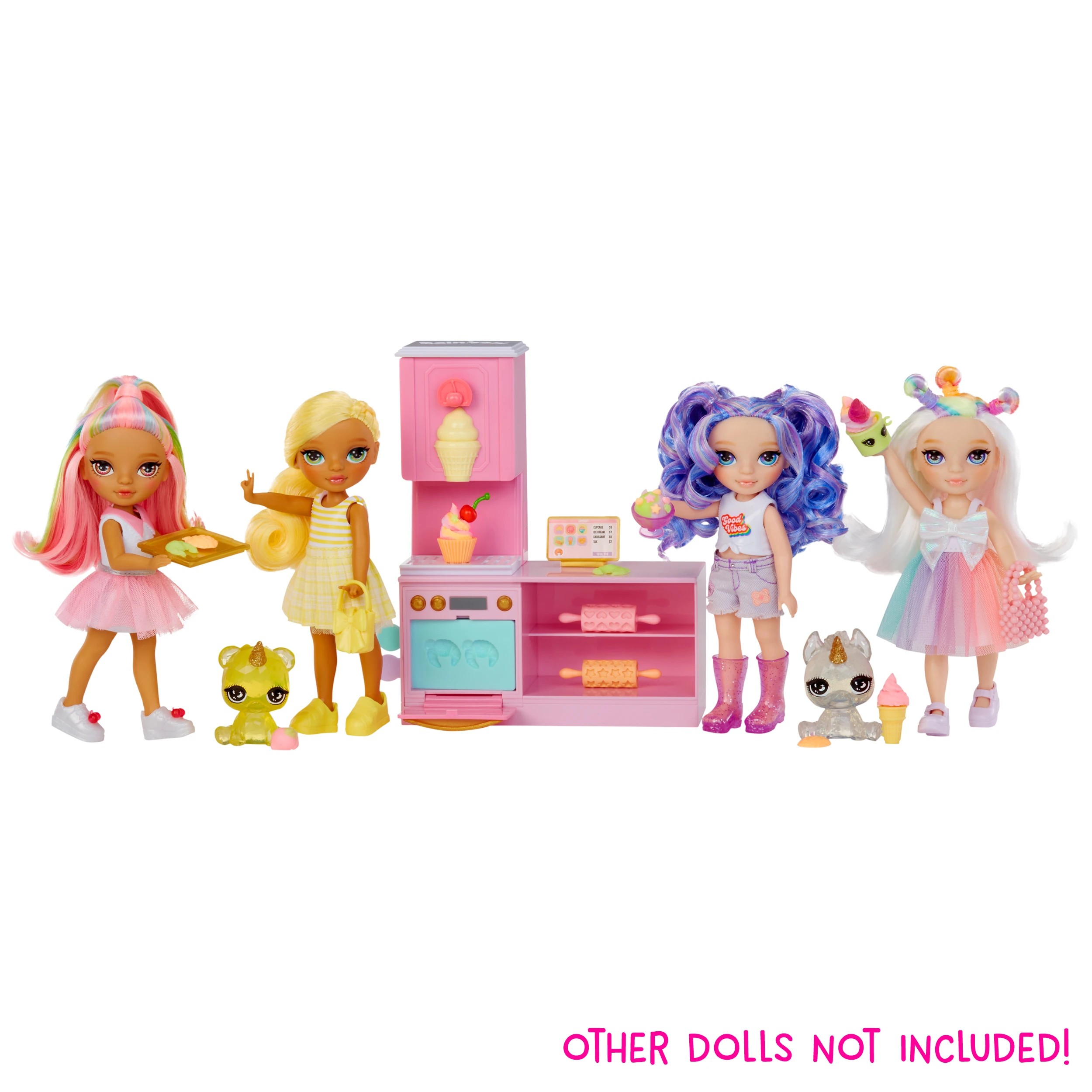 4 Rainbow High Little Dessert Shop with Kandy Playset - Multi, 4 of 5