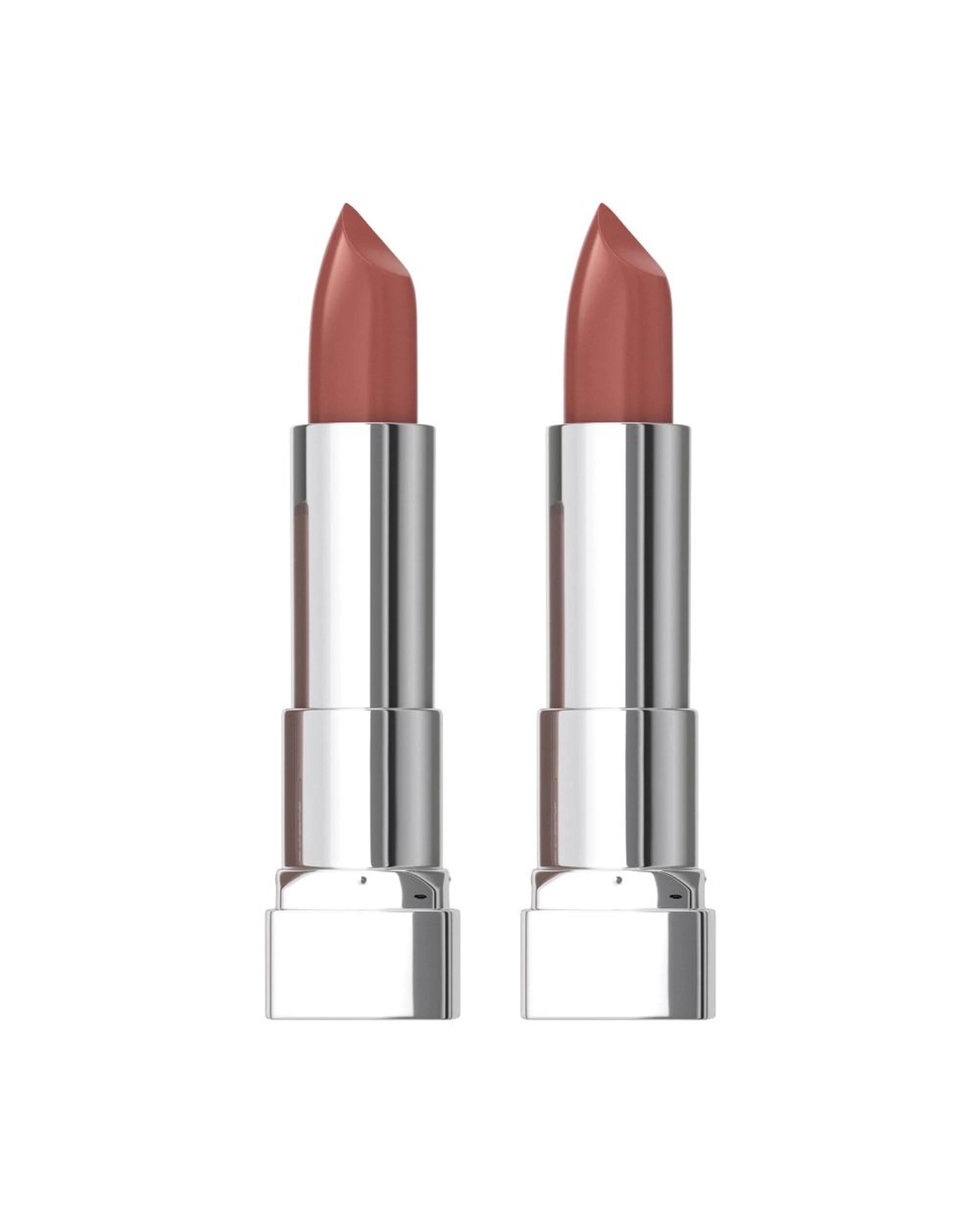 1 2 x Maybelline Color Sensational Lipstick 4.2g - 133 Almond Hustle - Beige, 1 of 6