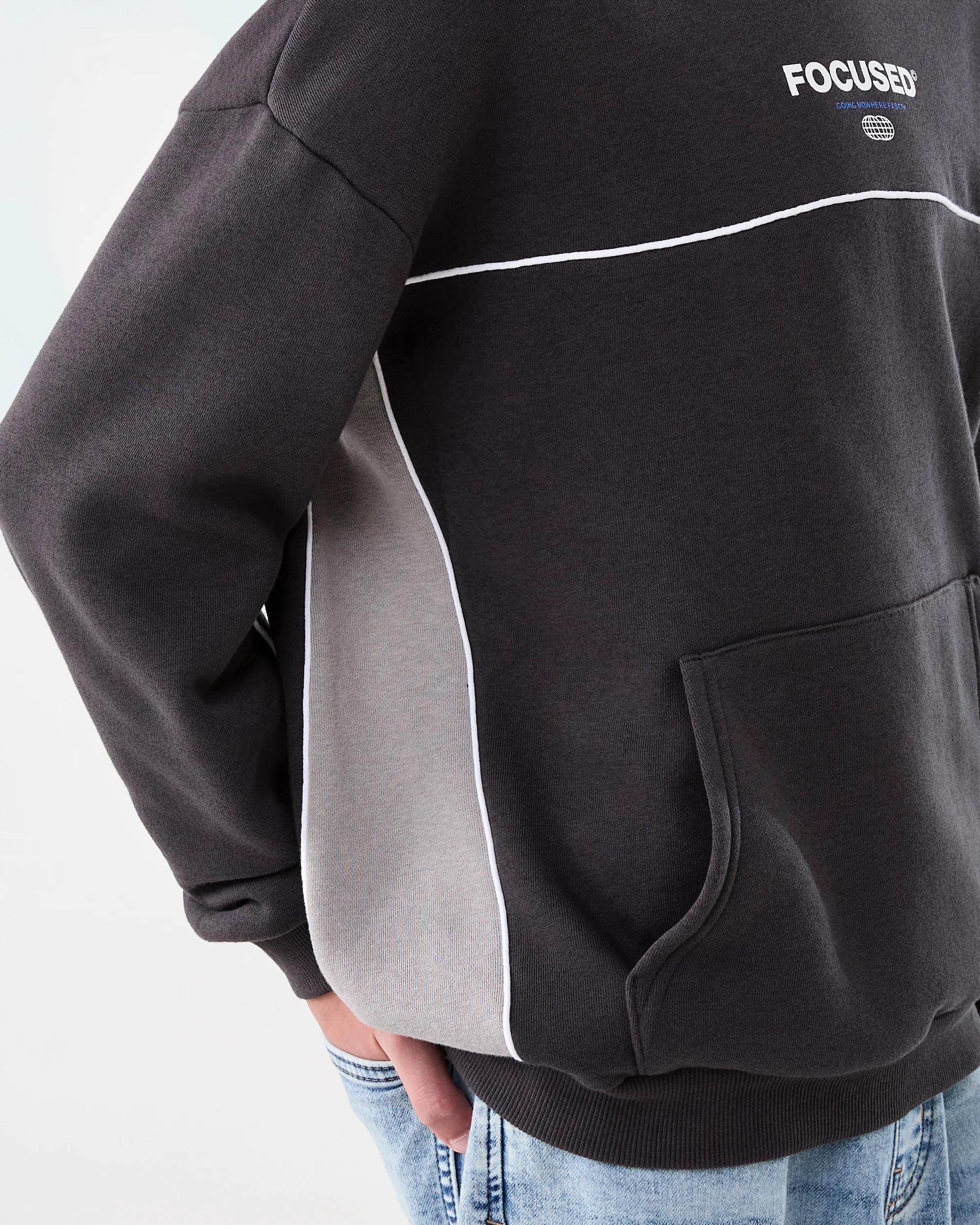 7 Panel Hoodie Blk Sand, 7 of 9