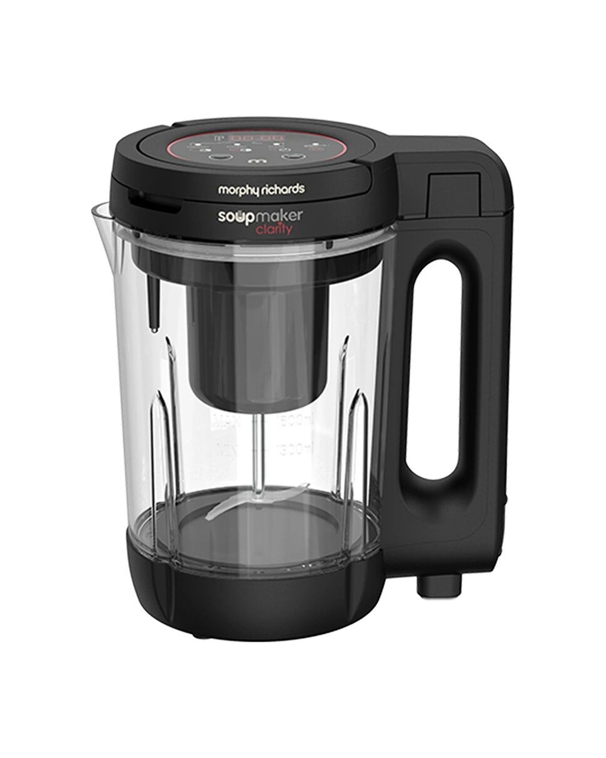 1 Morphy Richards Clarity Soup Maker 1000W 1.6L Interlocking Lid - Clear, 1 of 7