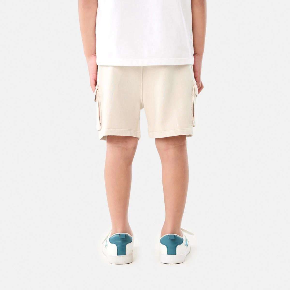 2 Washed Cargo Knit Shorts NATURAL ECRU, 2 of 6