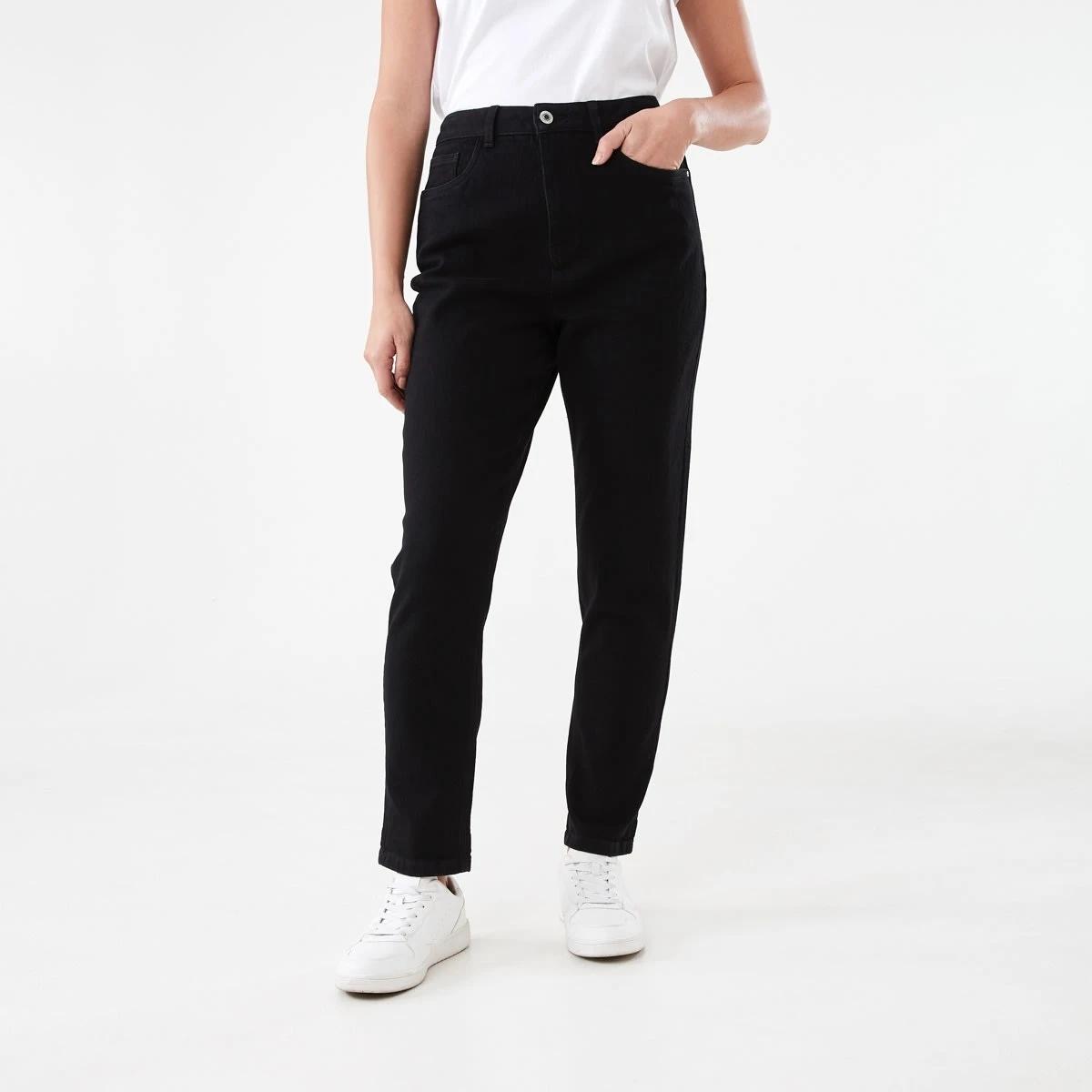 1 Mum Jeans BLACK WASH, 1 of 5