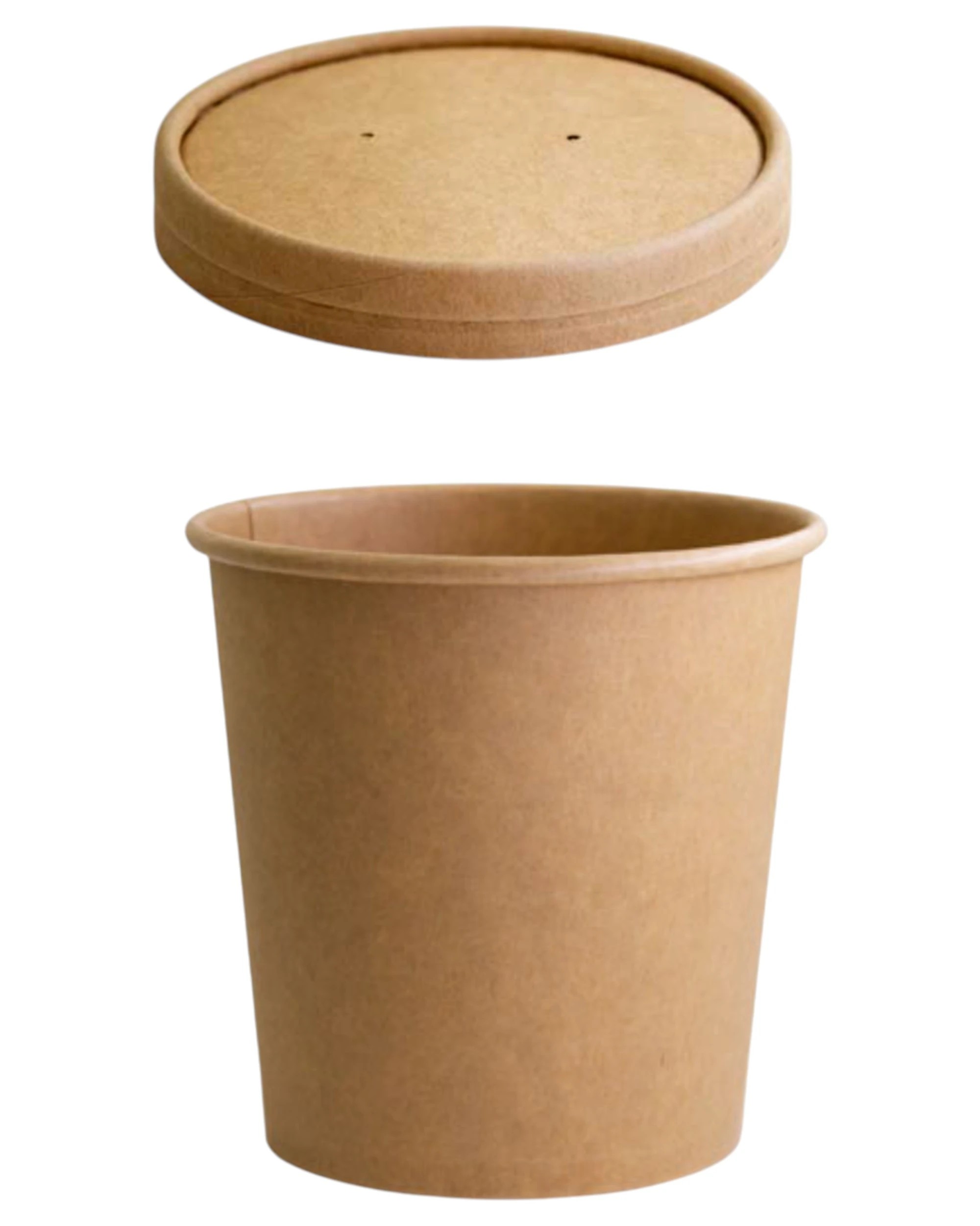 1 Huhtamaki 50 Pack Brown Kraft Paper Food Containers And Lids Medium 26oz - Brown, 1 of 3