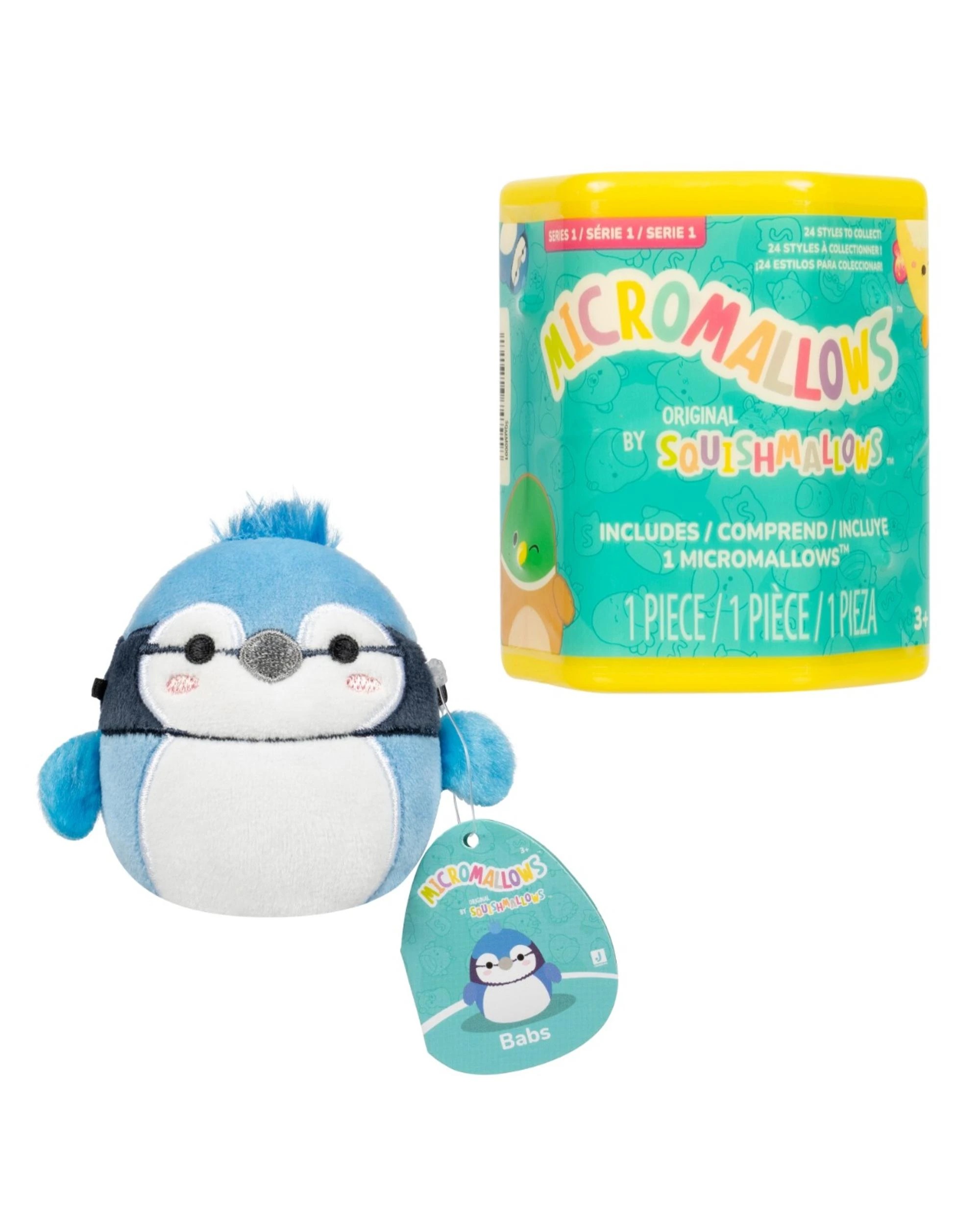 1 Squishmallows Micromallows 2.5 inch Plush Blind Box, 1 of 4