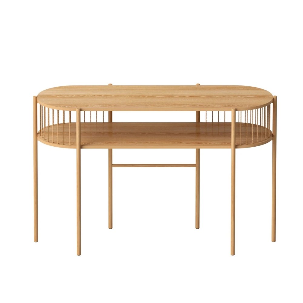 3 Artiss Console Table 124CM - Natural, 3 of 3