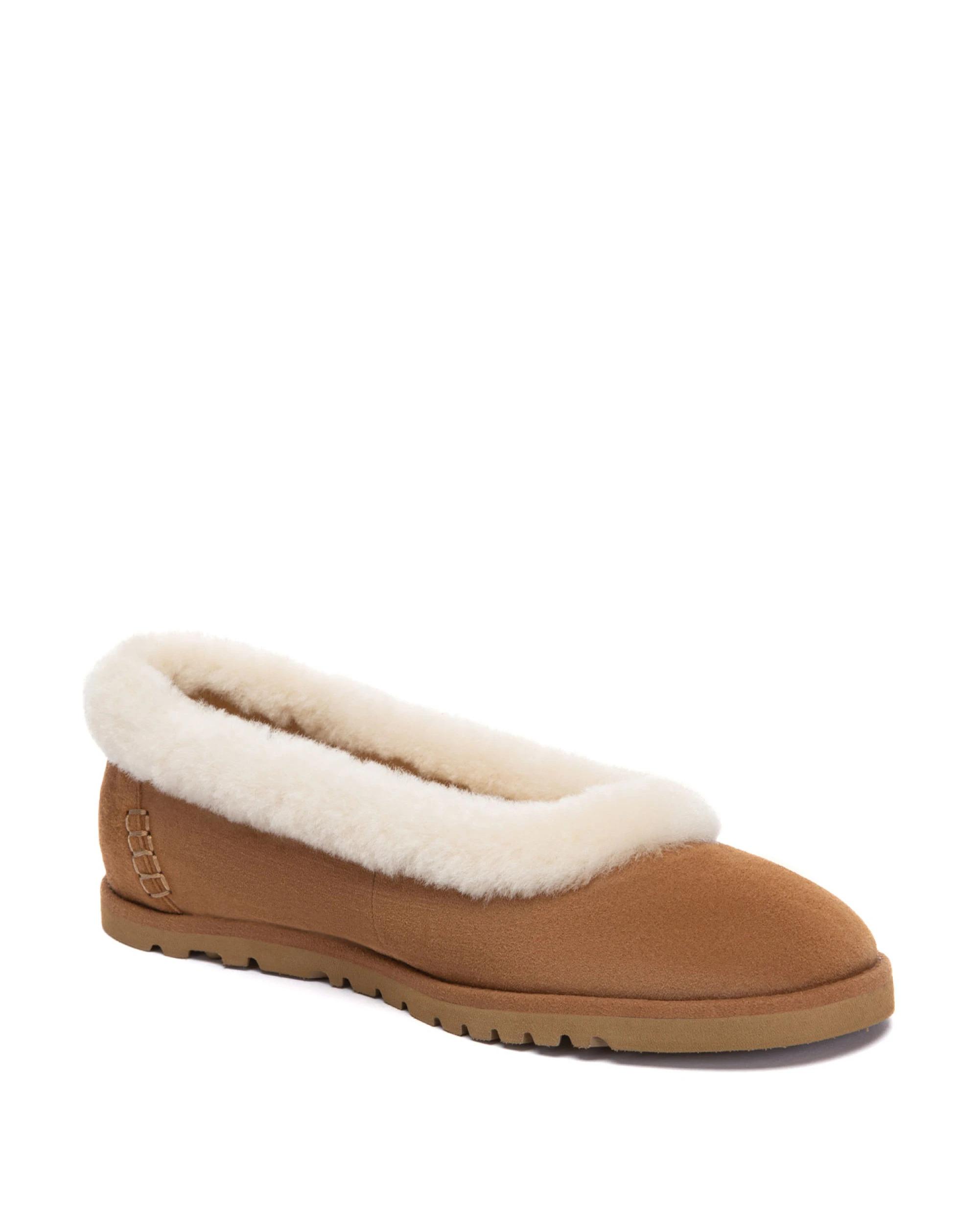 2 Australian Shepherd UGG Womens Milea Slippers CHESTNUT, 2 of 5