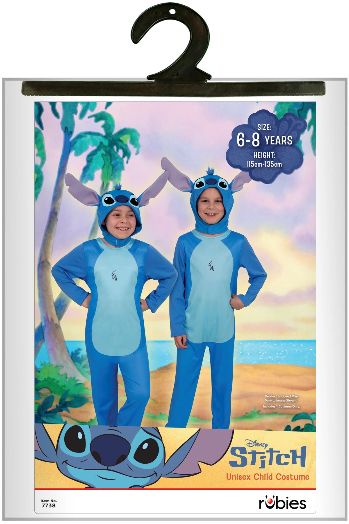 4 Disney Stitch Unisex Child Costume - Ages 6-8, 4 of 4
