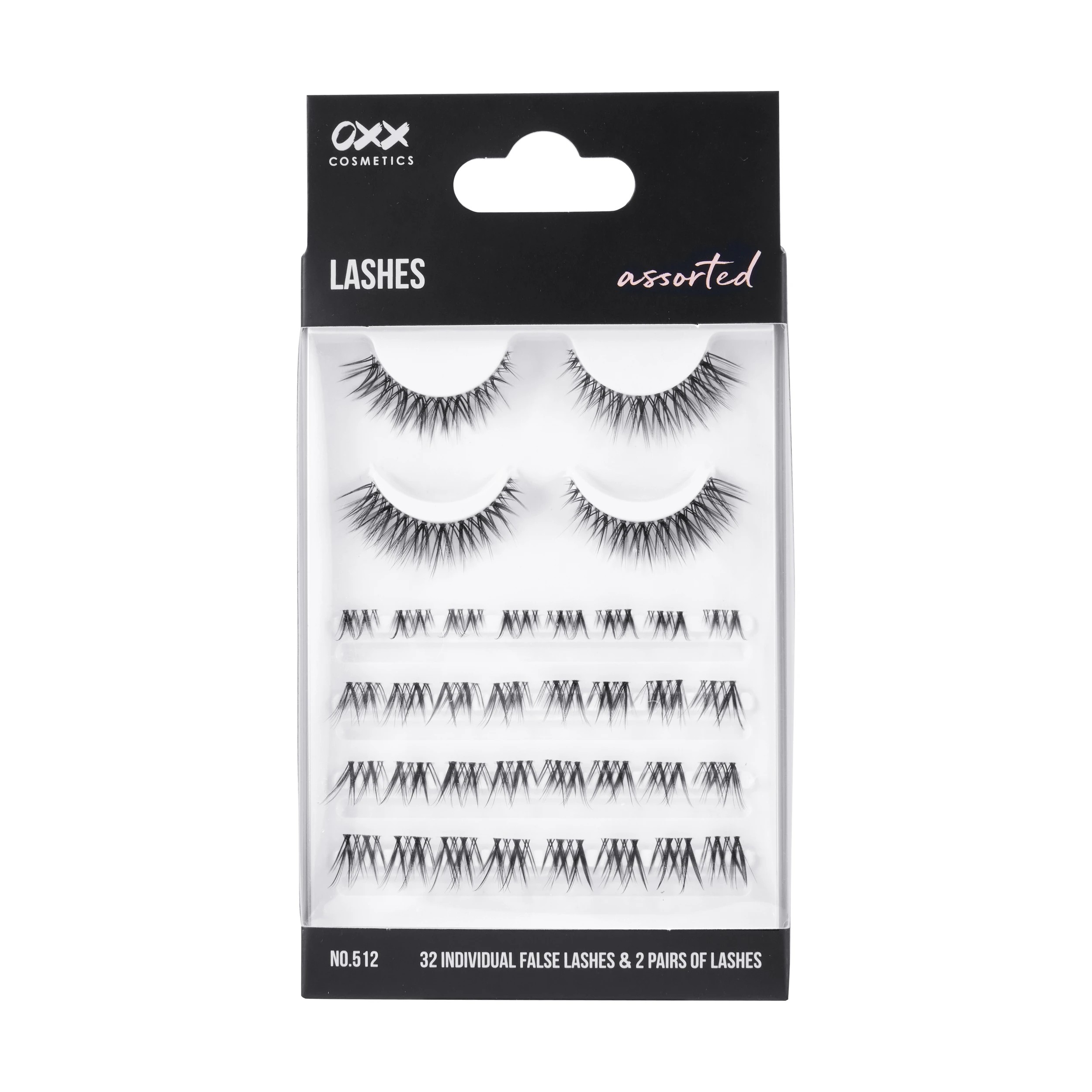 1 OXX Cosmetics Assorted False Lashes - No. 512, 1 of 5