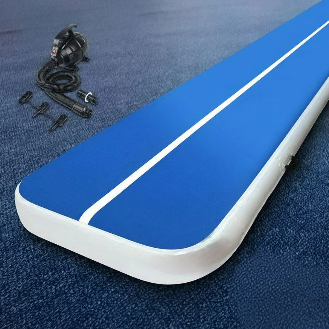 7 Everfit 4M Air Track Gymnastics Tumbling Exercise Yoga Mat W/ Pump - Multi, 7 of 7