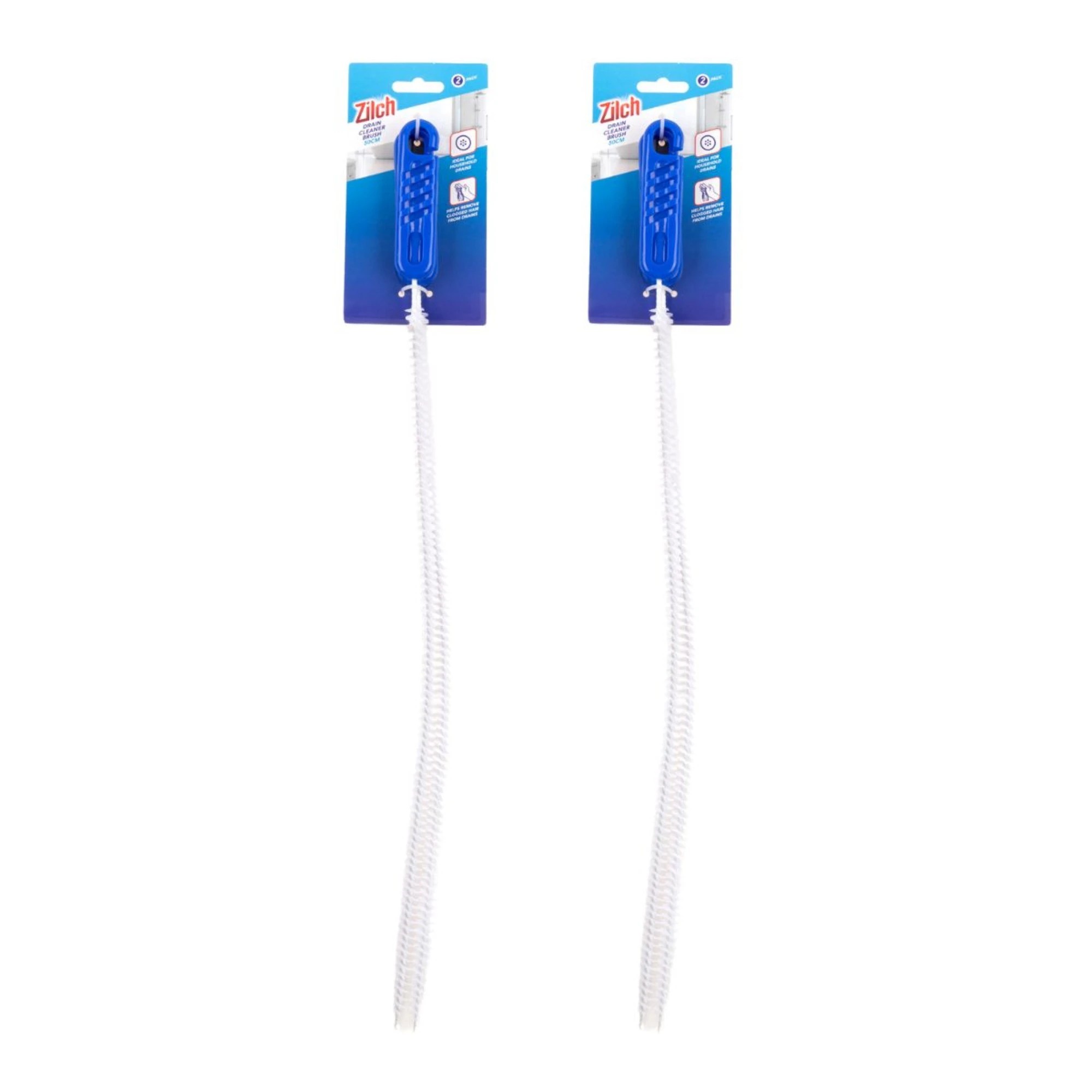 1 Zilch Brush Drain Cleaner 2pk 50cm, 1 of 1