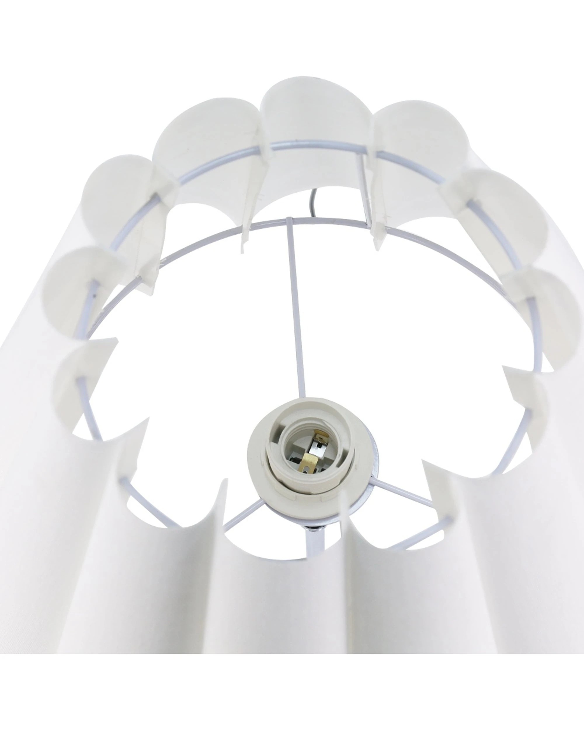 Lexi Lighting Giselle Table Lamp Chrome Metal Base 69cm - Multi - Kmart
