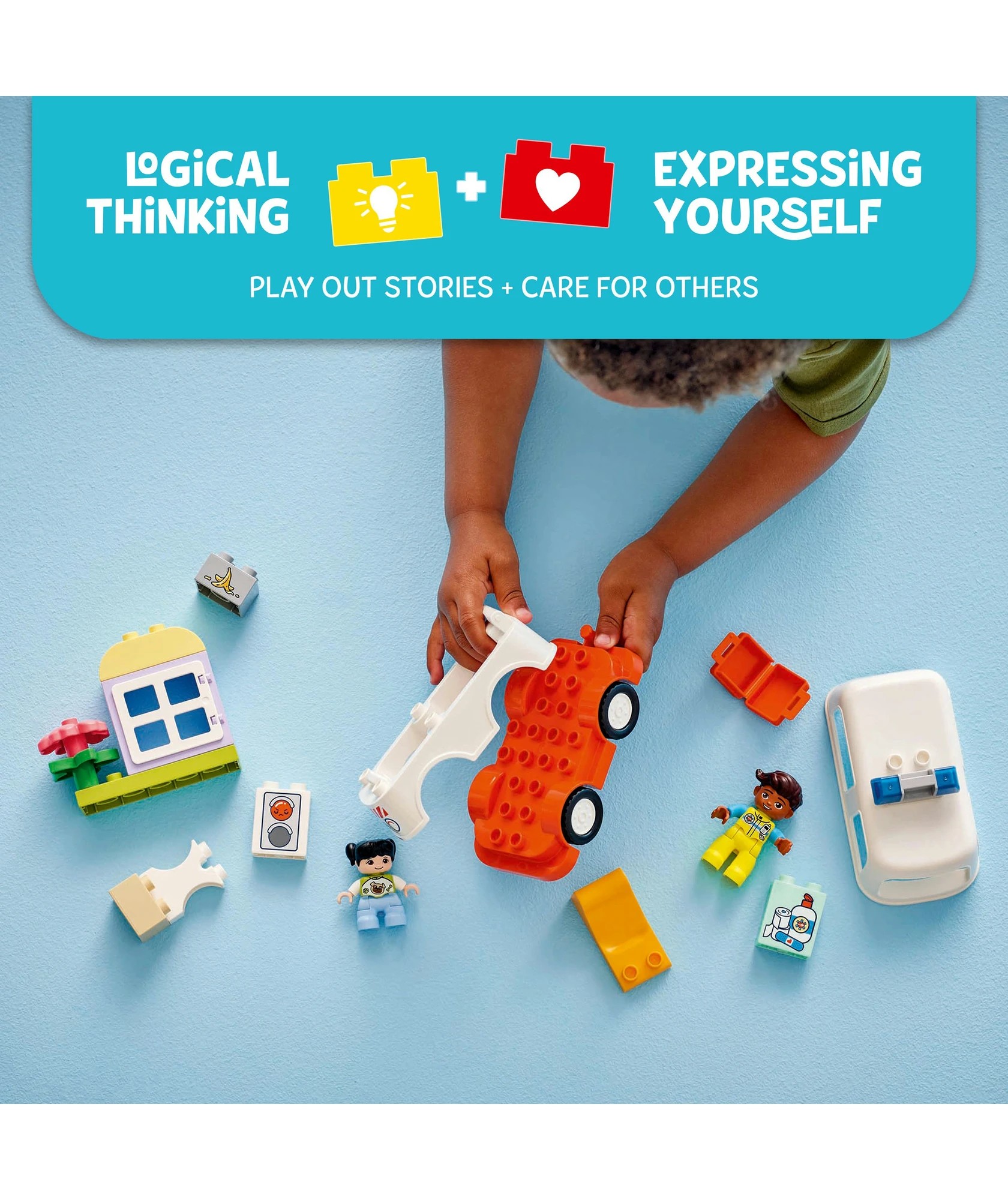 3 LEGO® DUPLO Town Ambulance & Driver 10447 - Multi, 3 of 10