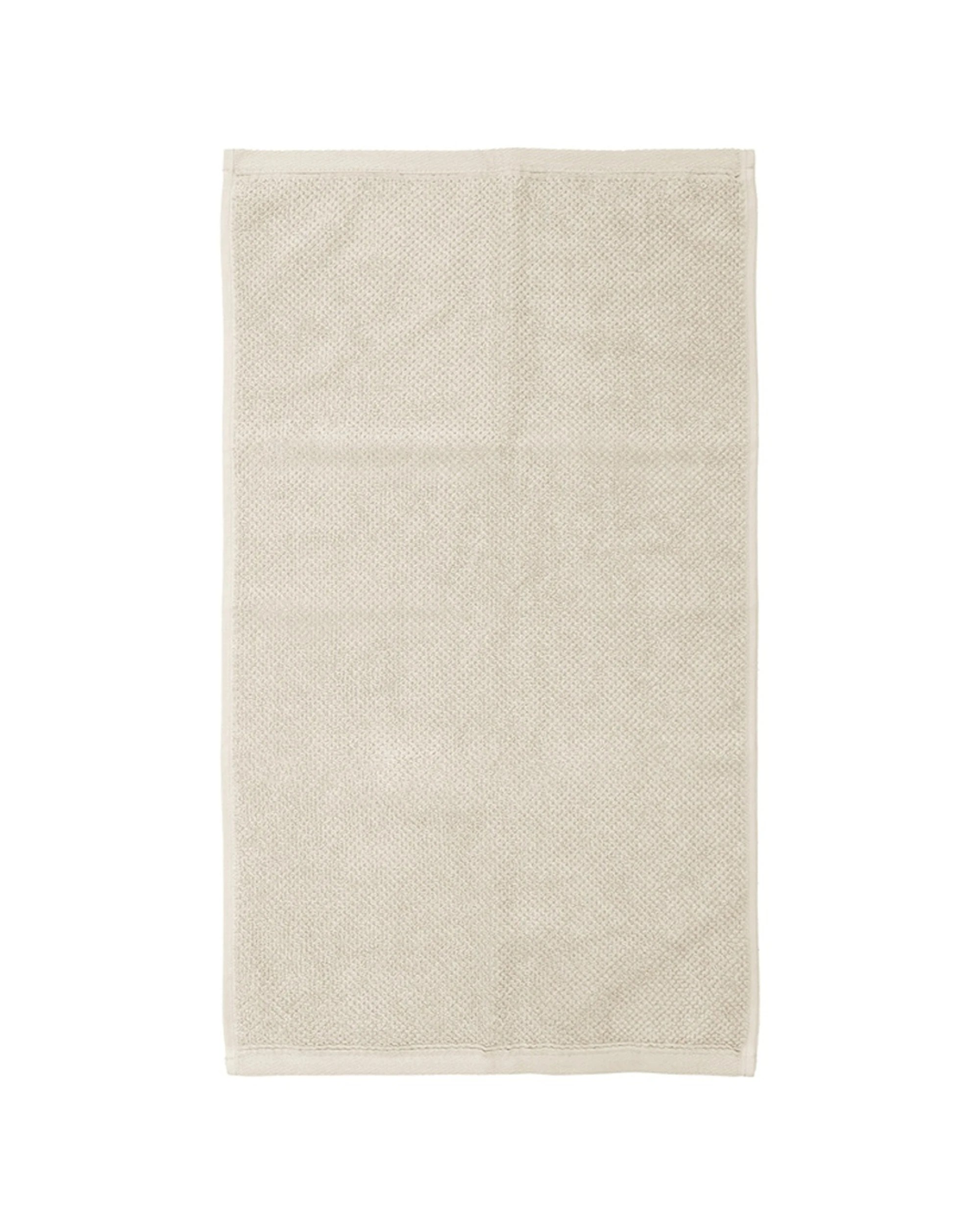 3 Bambury Angove 600gsm Soft Absorbent Cotton Hand Towel Textured 40x70cm Pebble - Beige, 3 of 4