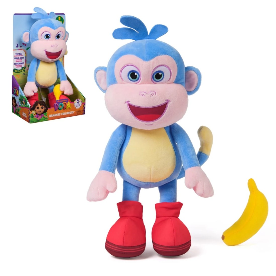 2 33cm Nickelodeon Dora Bananas for Boots Plush Toy, 2 of 7