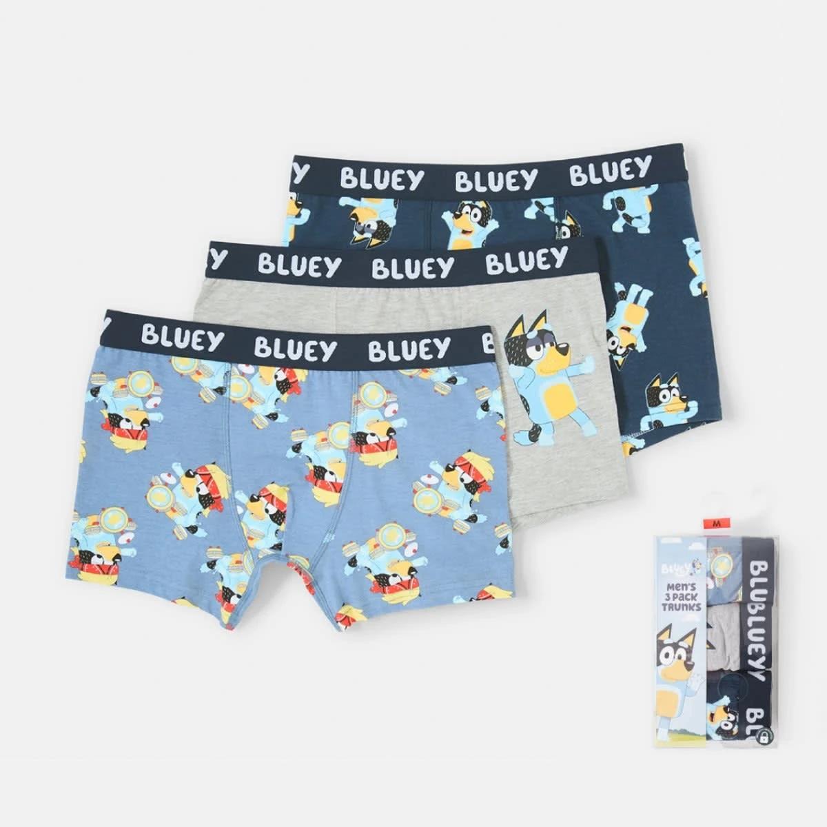 1 3 Pack Bluey License Trunks Bluey, 1 of 9