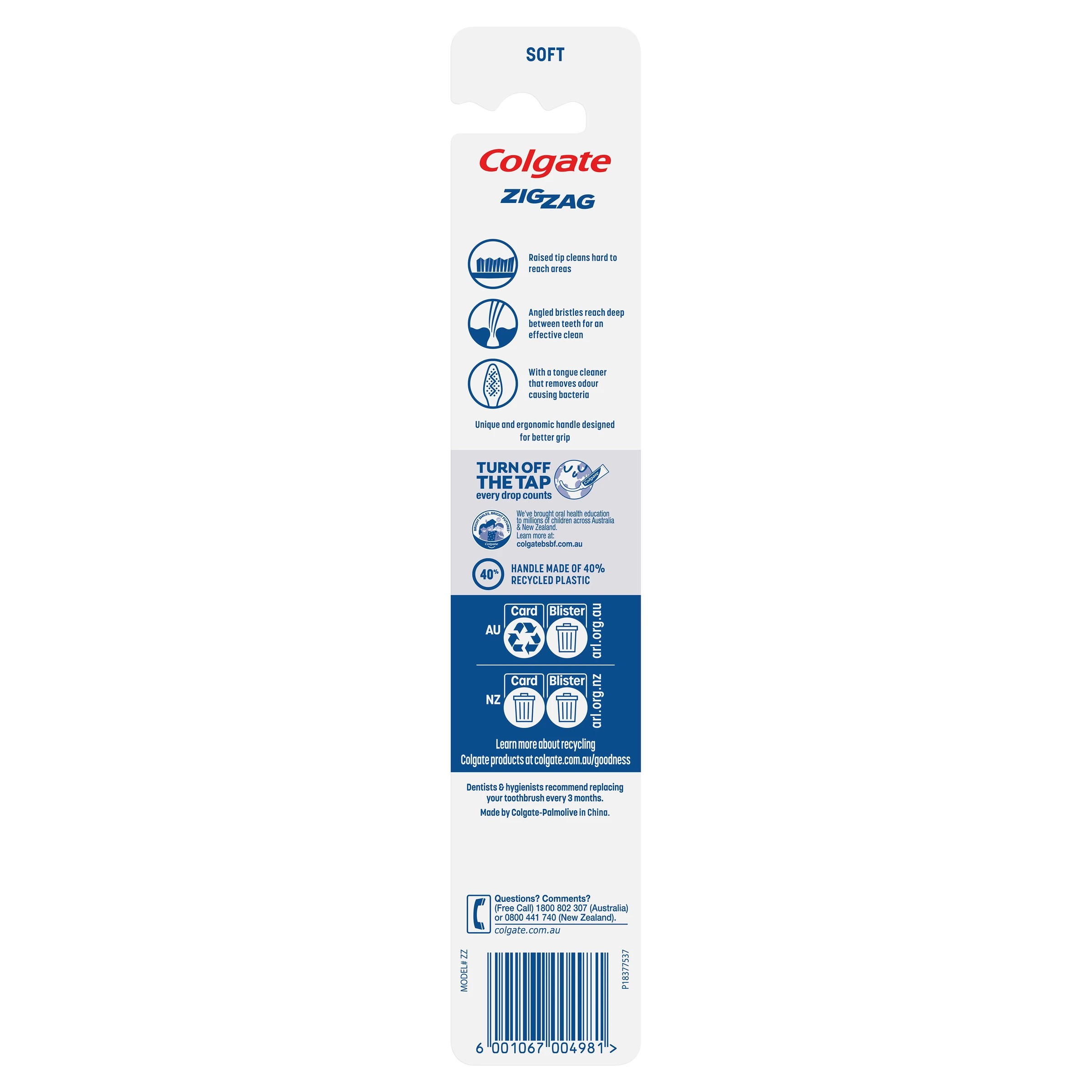 2 Colgate ZigZag Toothbrush - Soft, 2 of 7