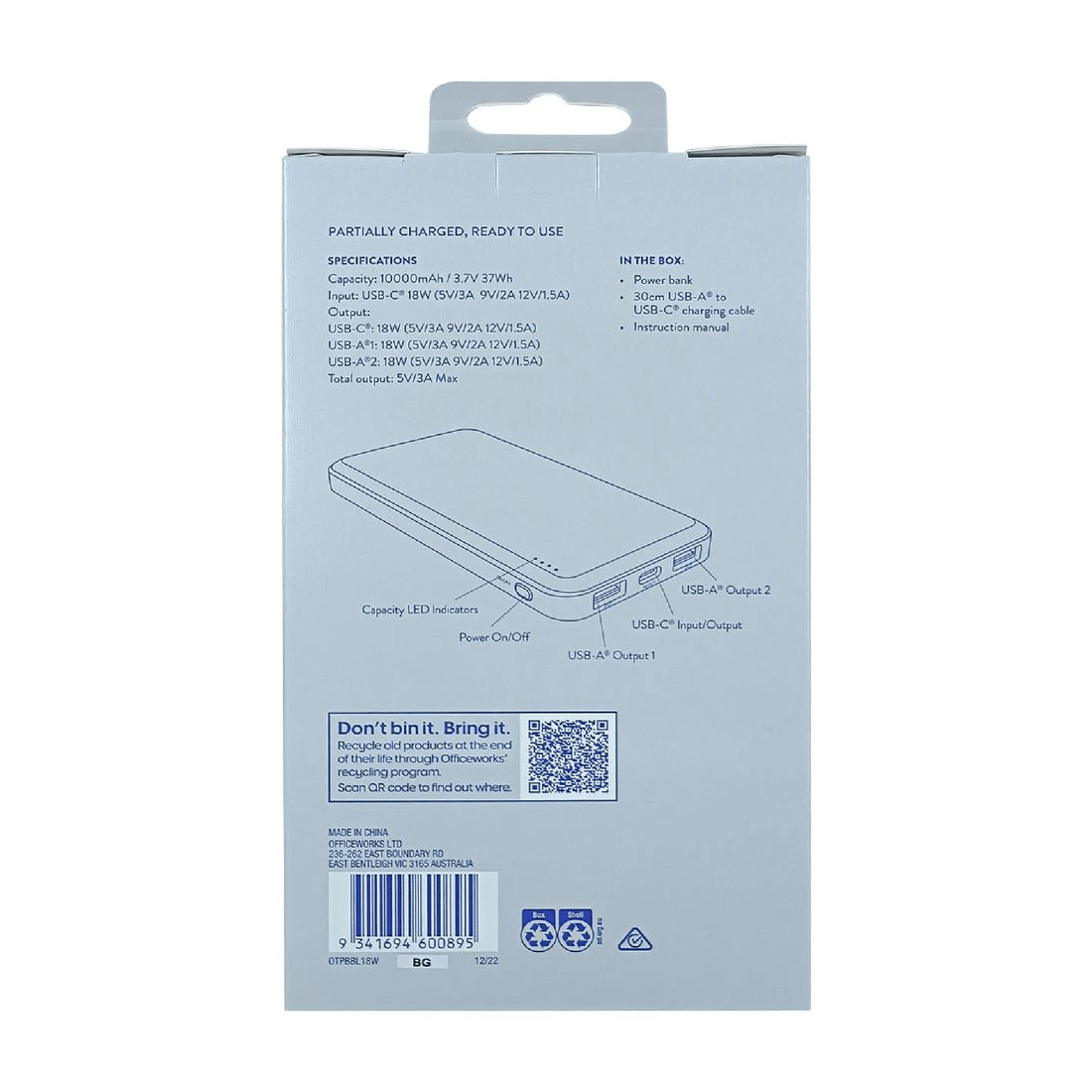 9 Otto Powerbank 18W Euphoric Blue, 9 of 10