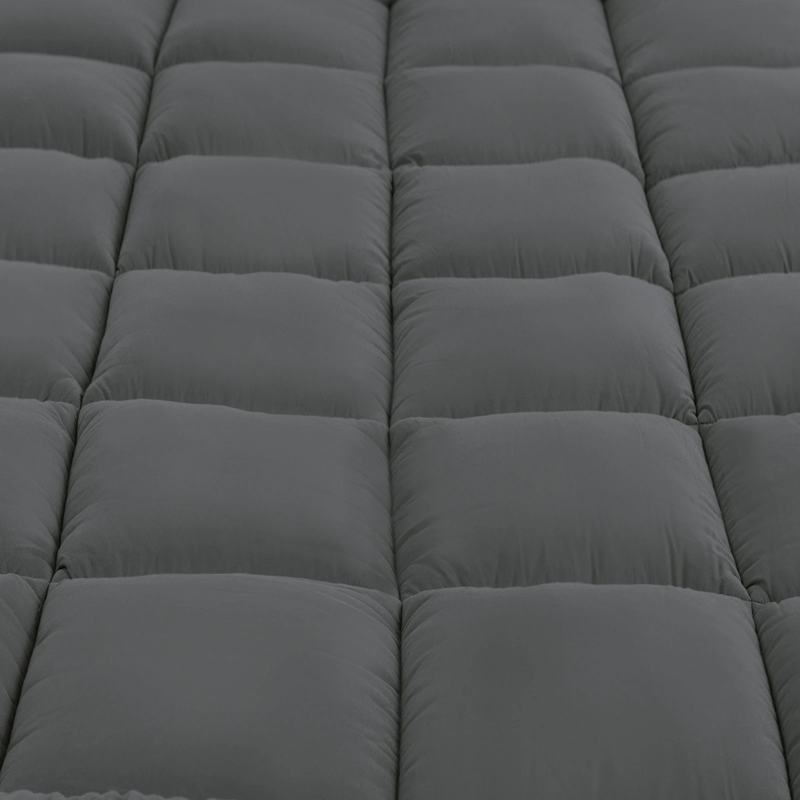 2 Royal Comfort 350GSM Bamboo Quilt Luxury Bedding Duvet All Seasons Breathable - Double Bed - Charcoal, 2 of 4