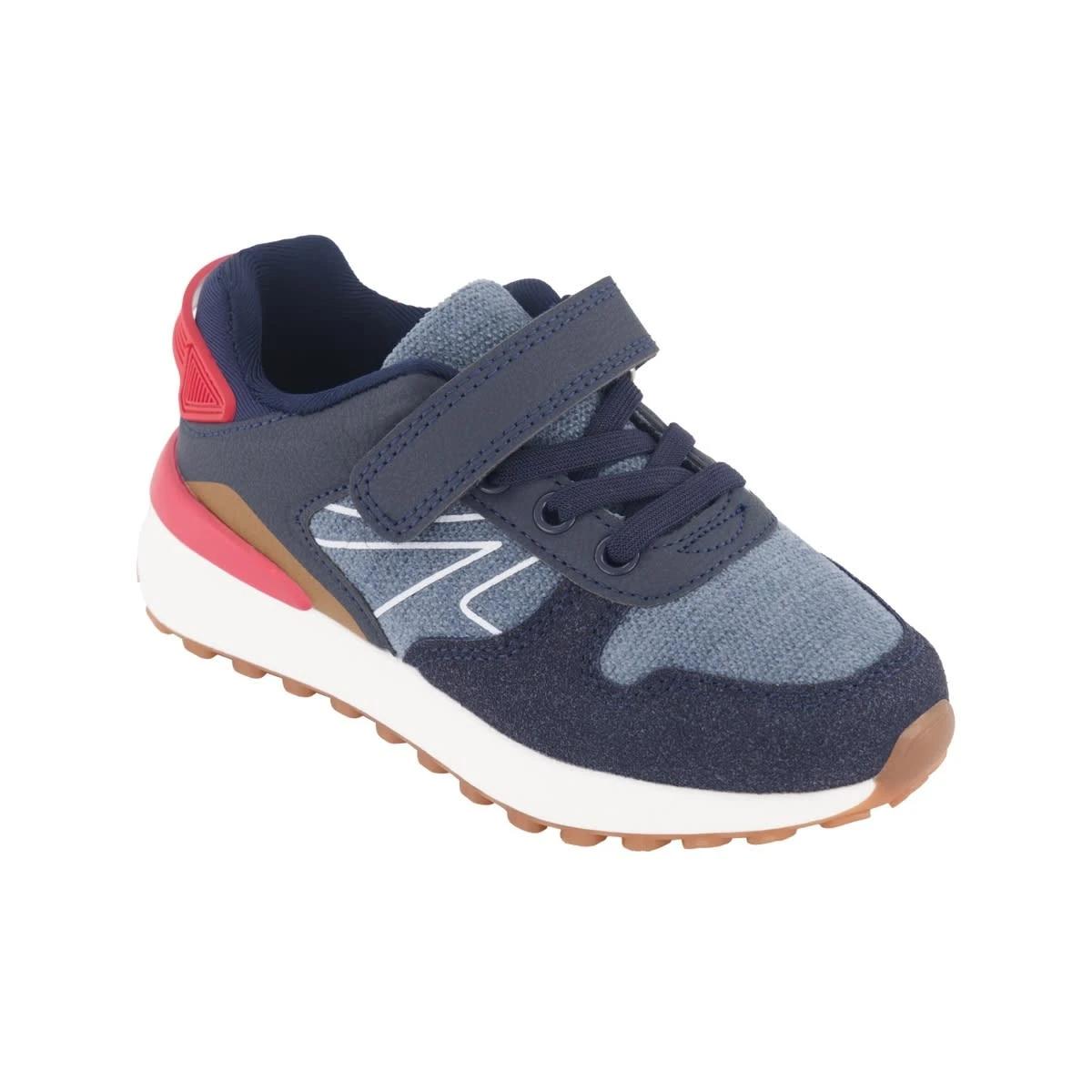 1 Junior Casual Sneakers NAVY Denim Blues, 1 of 5