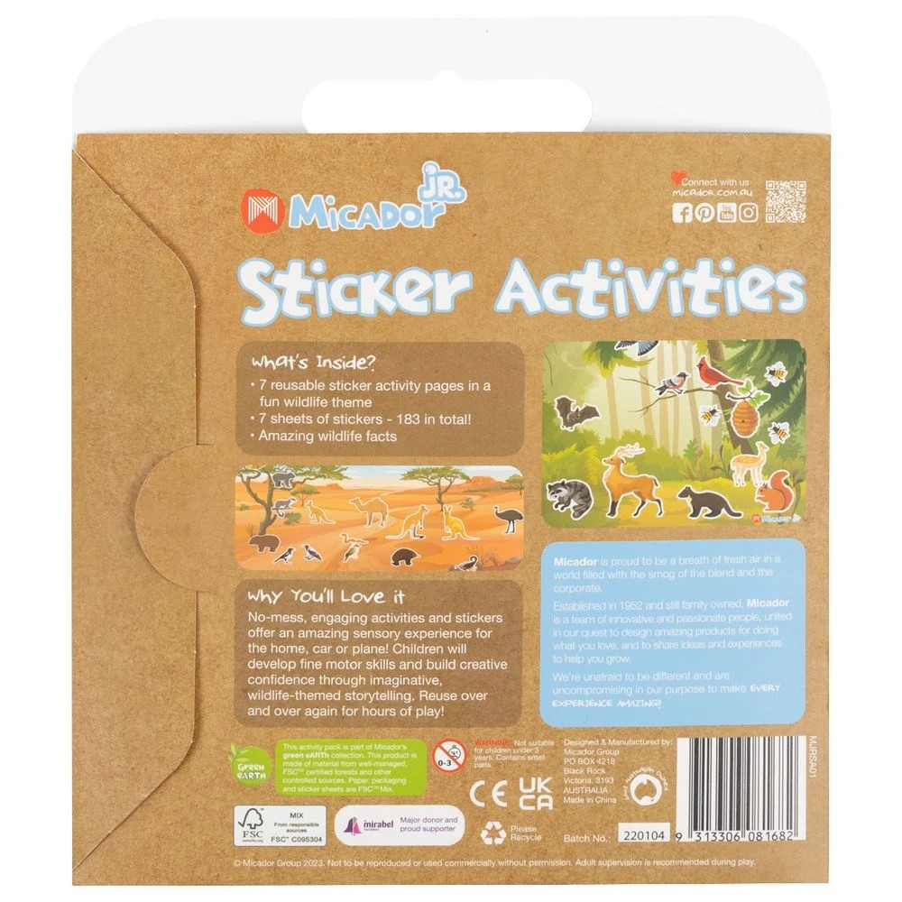 2 Micador jR. Sticker Activities Wildlife, 2 of 4