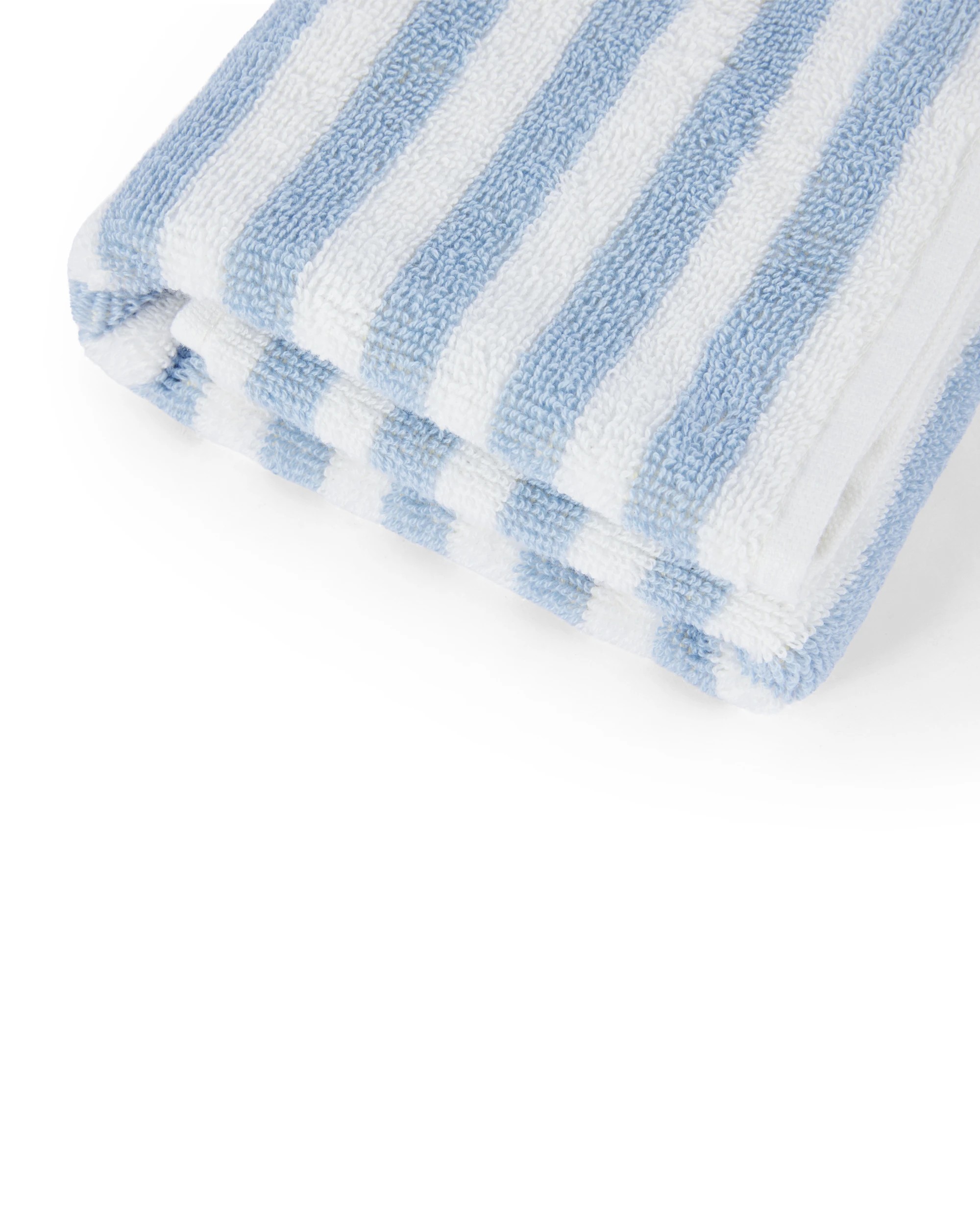 4 Reversible Stripe Cotton Hand Towel - Blue and Yellow, 4 of 5