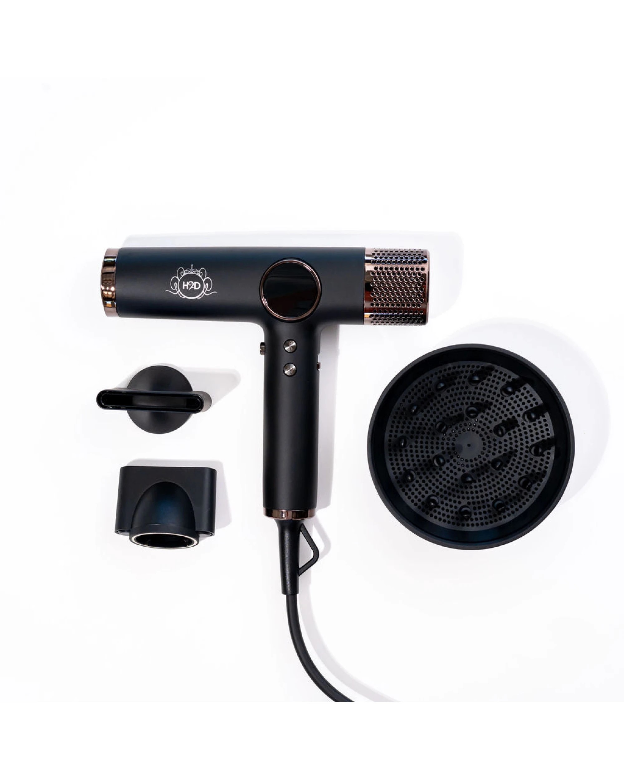 6 H2D 4-in-1 Xtreme Ionic Magnetic Hairdryer + Styler Styling Iron - Black, 6 of 8