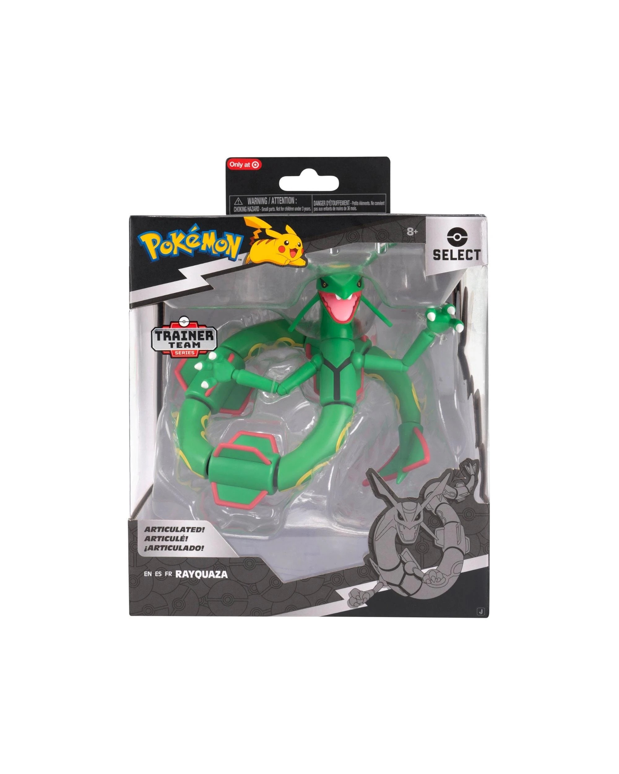 1 Pokemon Select Trainer Team Series Rayquaza Super Articulated 6 inch Figure, 1 of 3
