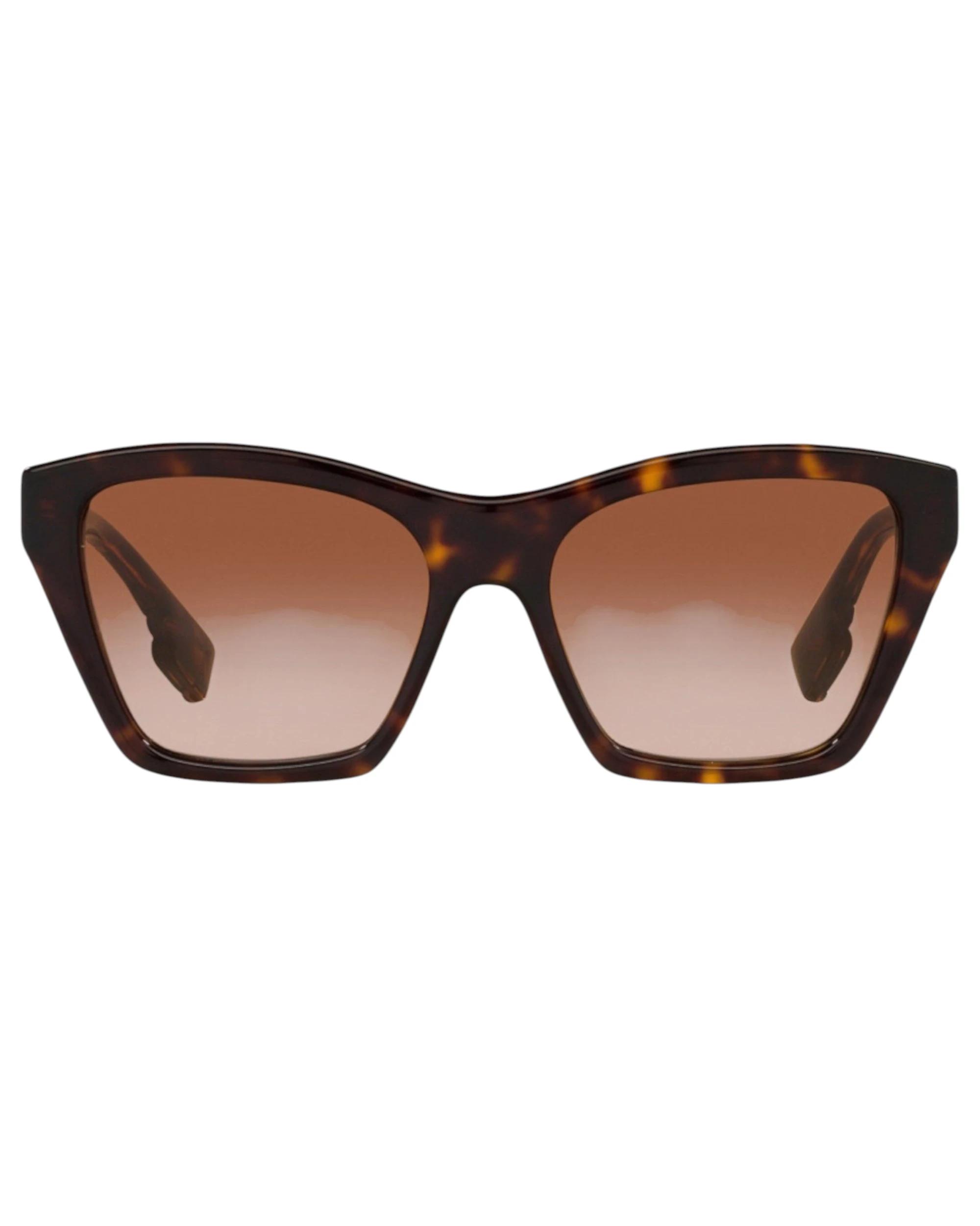 2 Burberry Womens Sunglasses Arden BE4391 Dark Havana/ Brown Gradient Sunnies DARK HAVANA/BROWN, 2 of 5