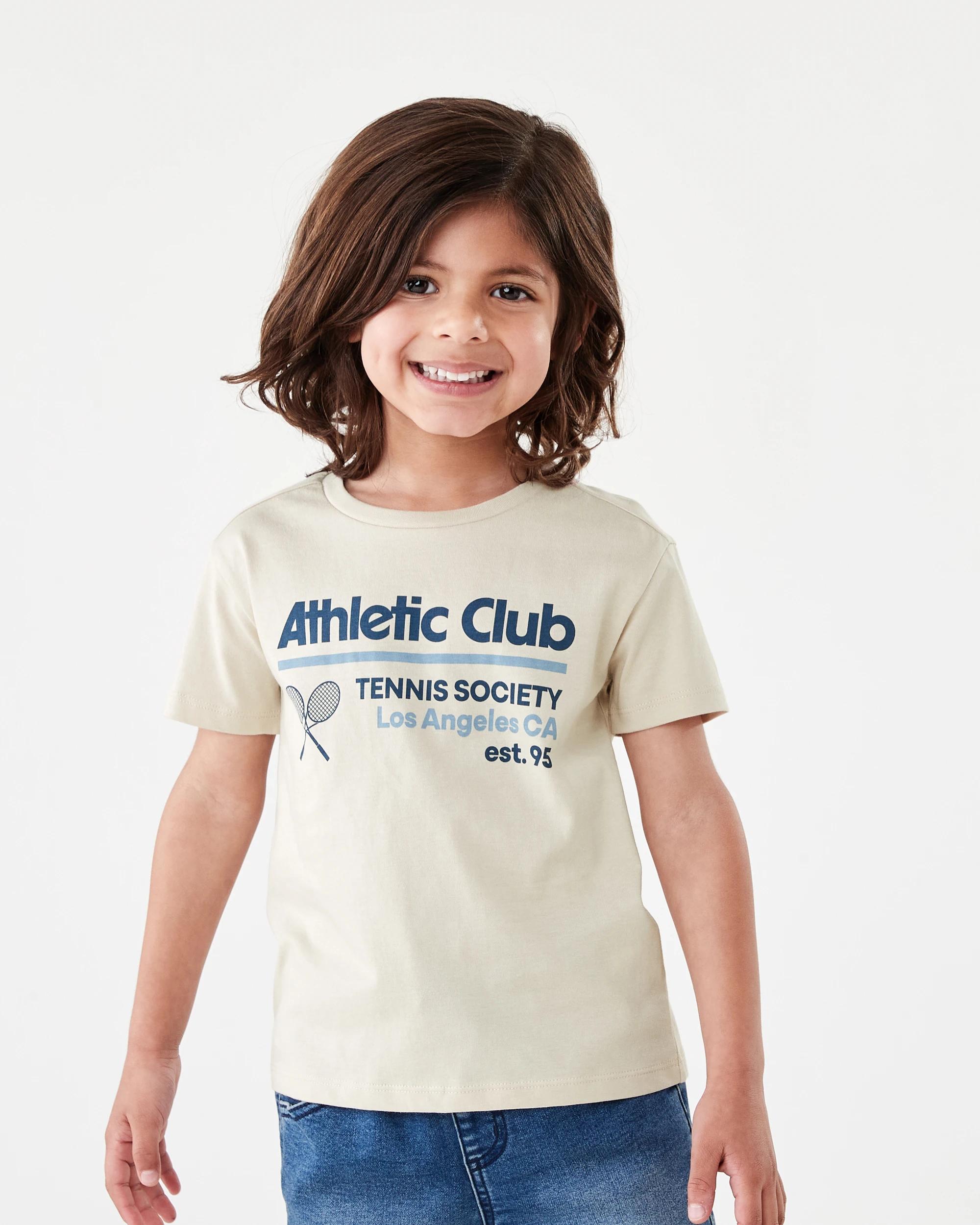 1 Chest Print T-shirt Bge Sports, 1 of 6