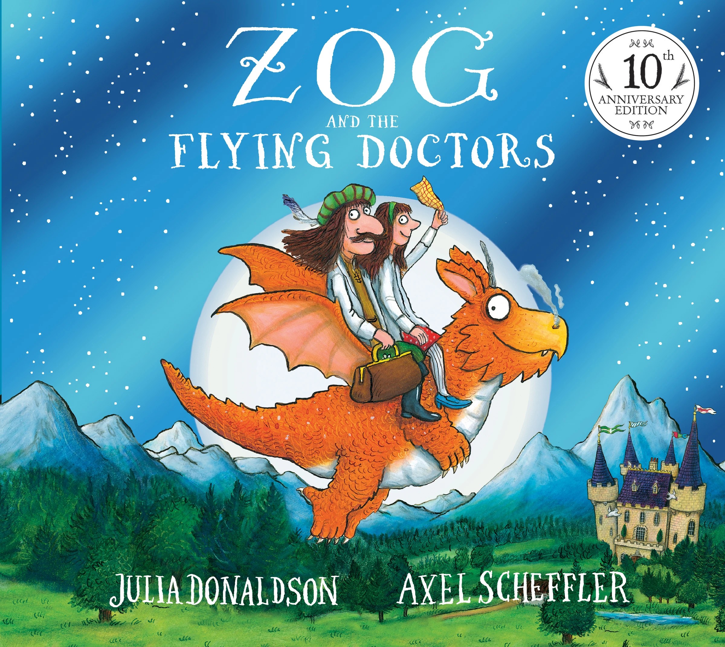 1 Zog and the Flying Doctors: 10th Anniversary Edition by Julia Donaldson - Book, 1 of 3