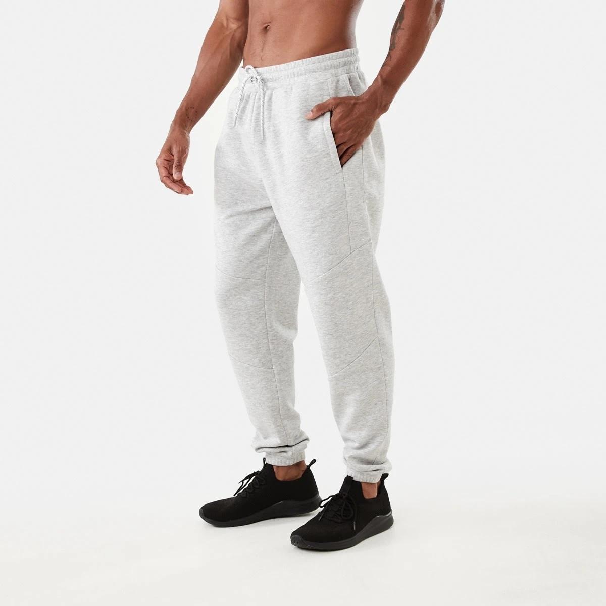 2 Active Mens Panel Trackpants GREY MARLE CORE, 2 of 6