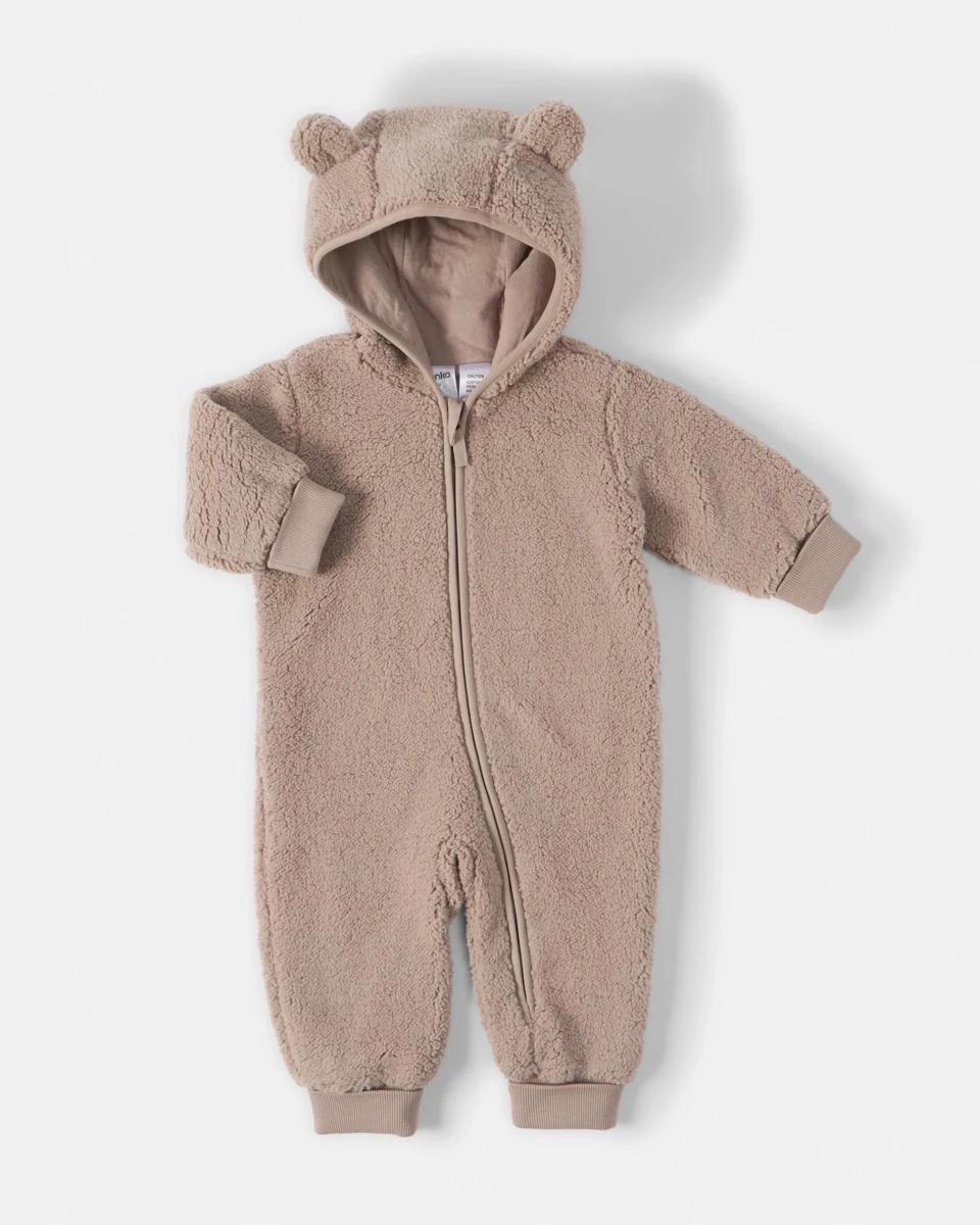 1 Fluffy Pramsuit Bwn Mocha, 1 of 4