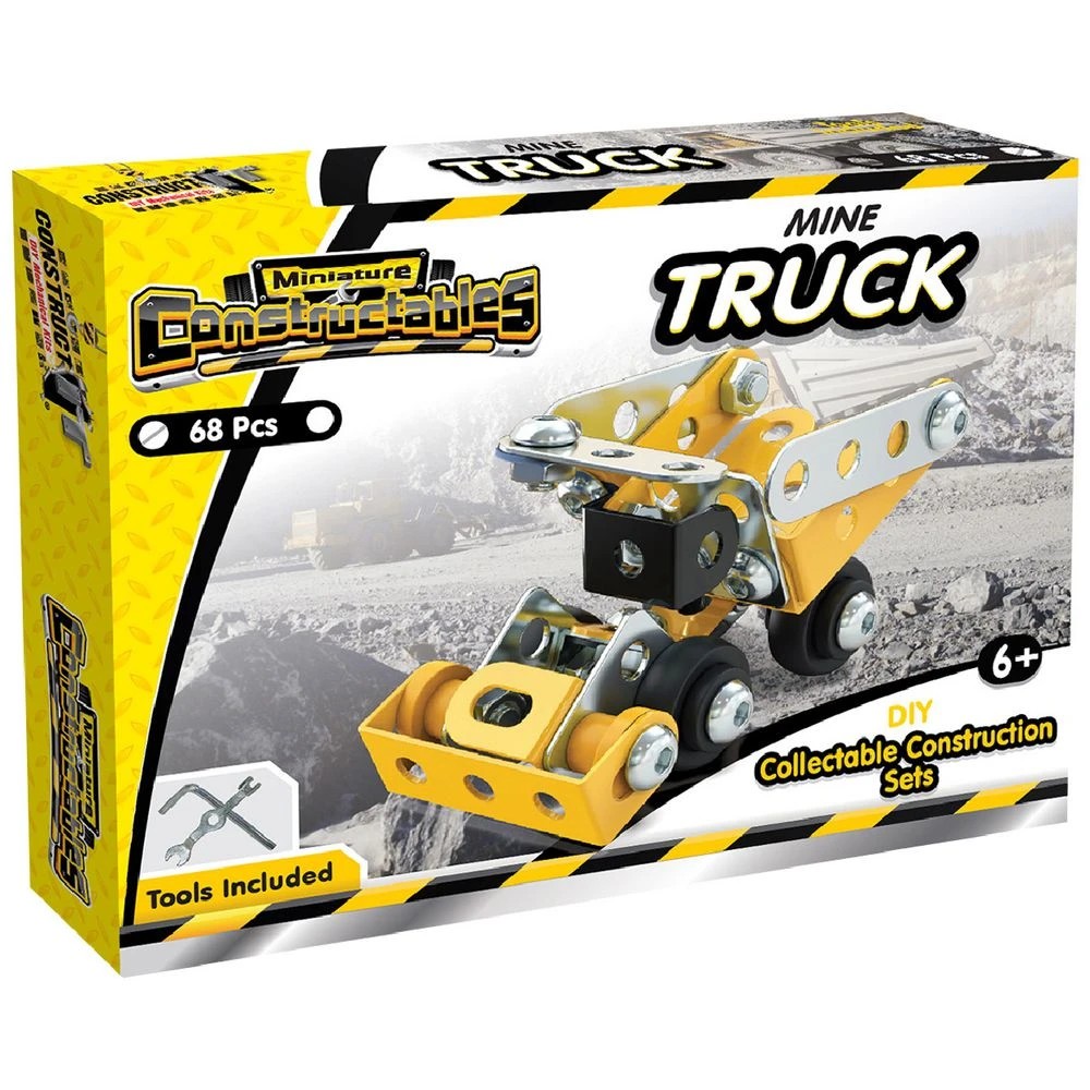 1 Miniature Constructables Mine Truck 68 Pieces, 1 of 2