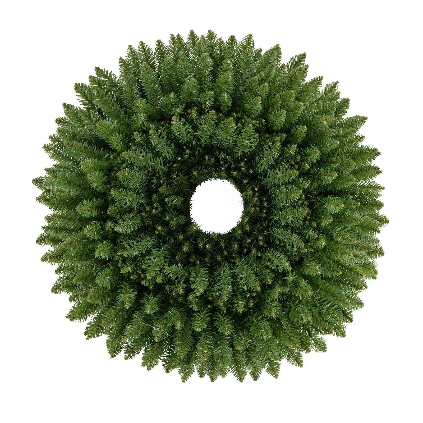 1 Costway Artificial Christmas Wreaths Set of 6 Unlit Greenery Christmas Decoration, 1 of 6