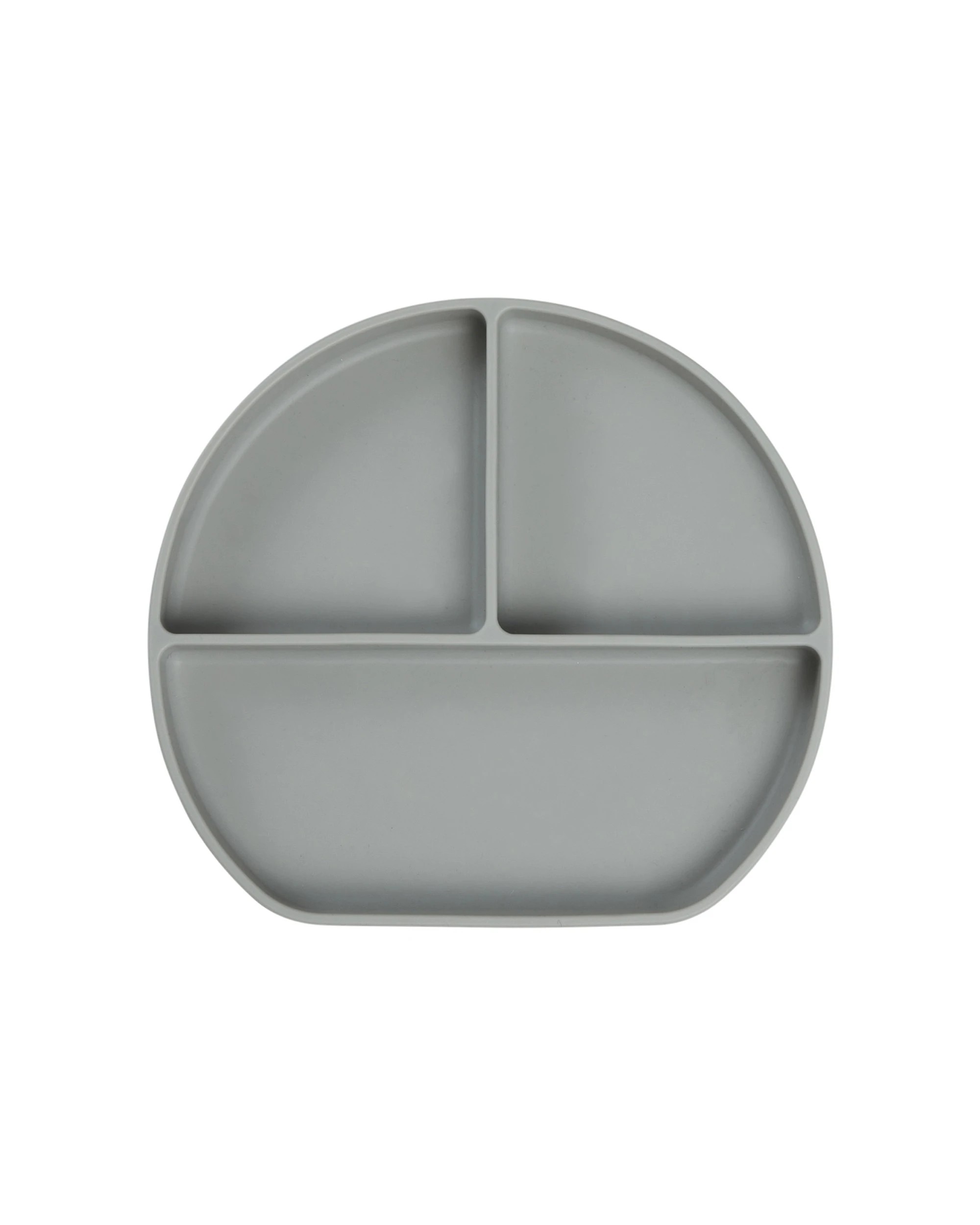 1 Splosh Baby Elephant Silicone Feeding Plate Divided Food Safe 0 Years And Up - Grey, 1 of 3