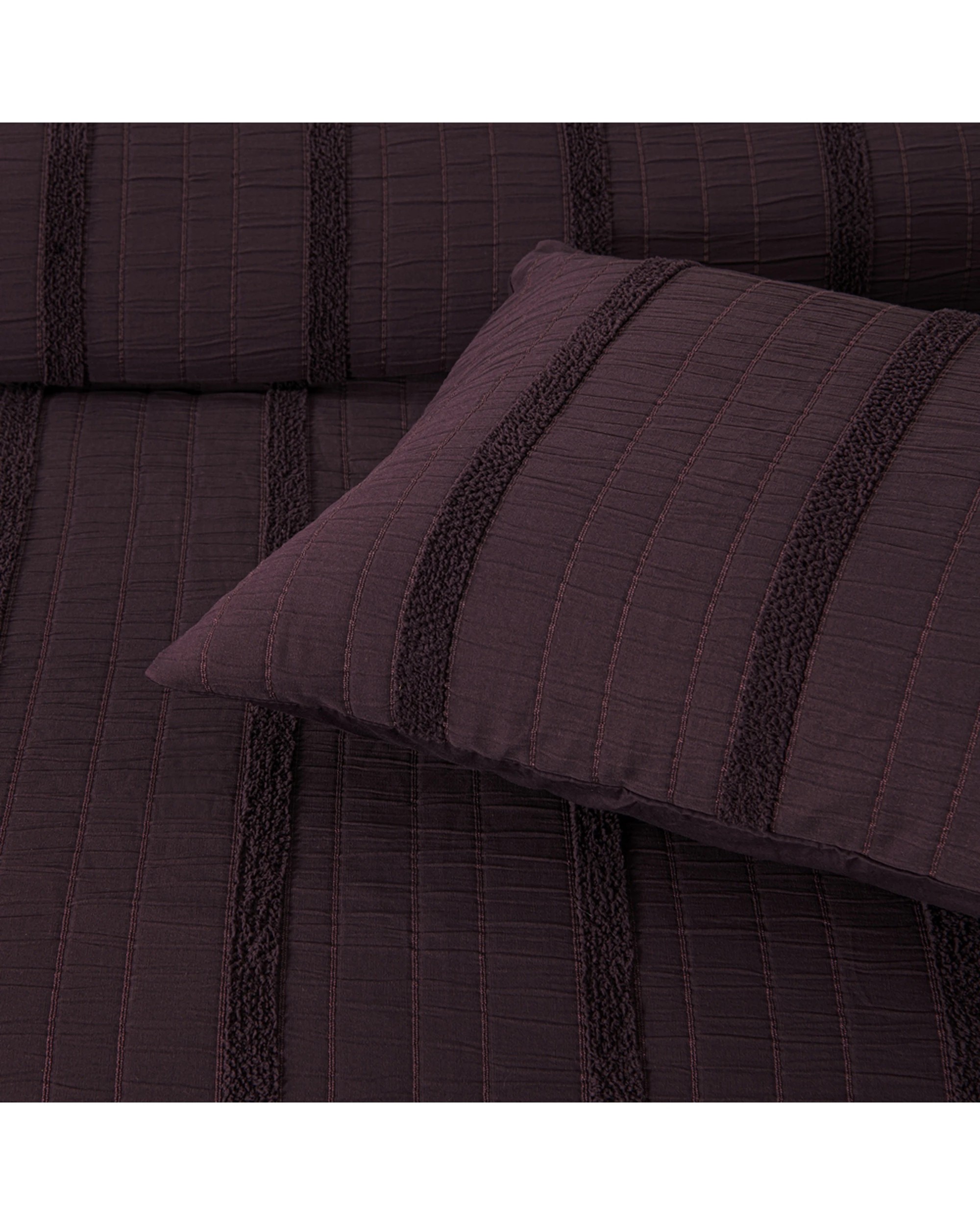 3 Bianca Malua King Polyester Quilt Cover Set - Purple, 3 of 4