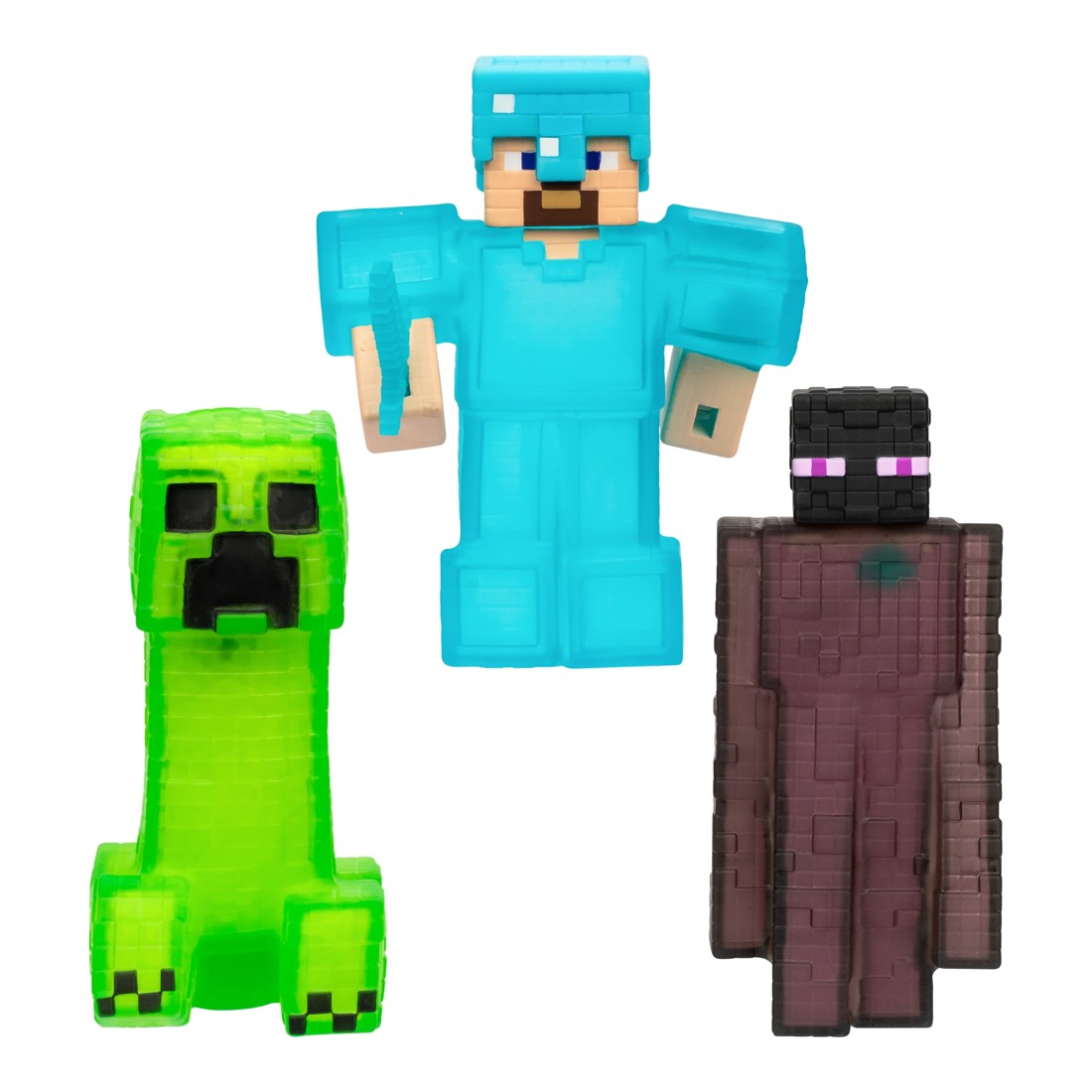3 Heroes of Goo Jit Zu Minecraft Stretchy Character Playset - Assorted, 3 of 9