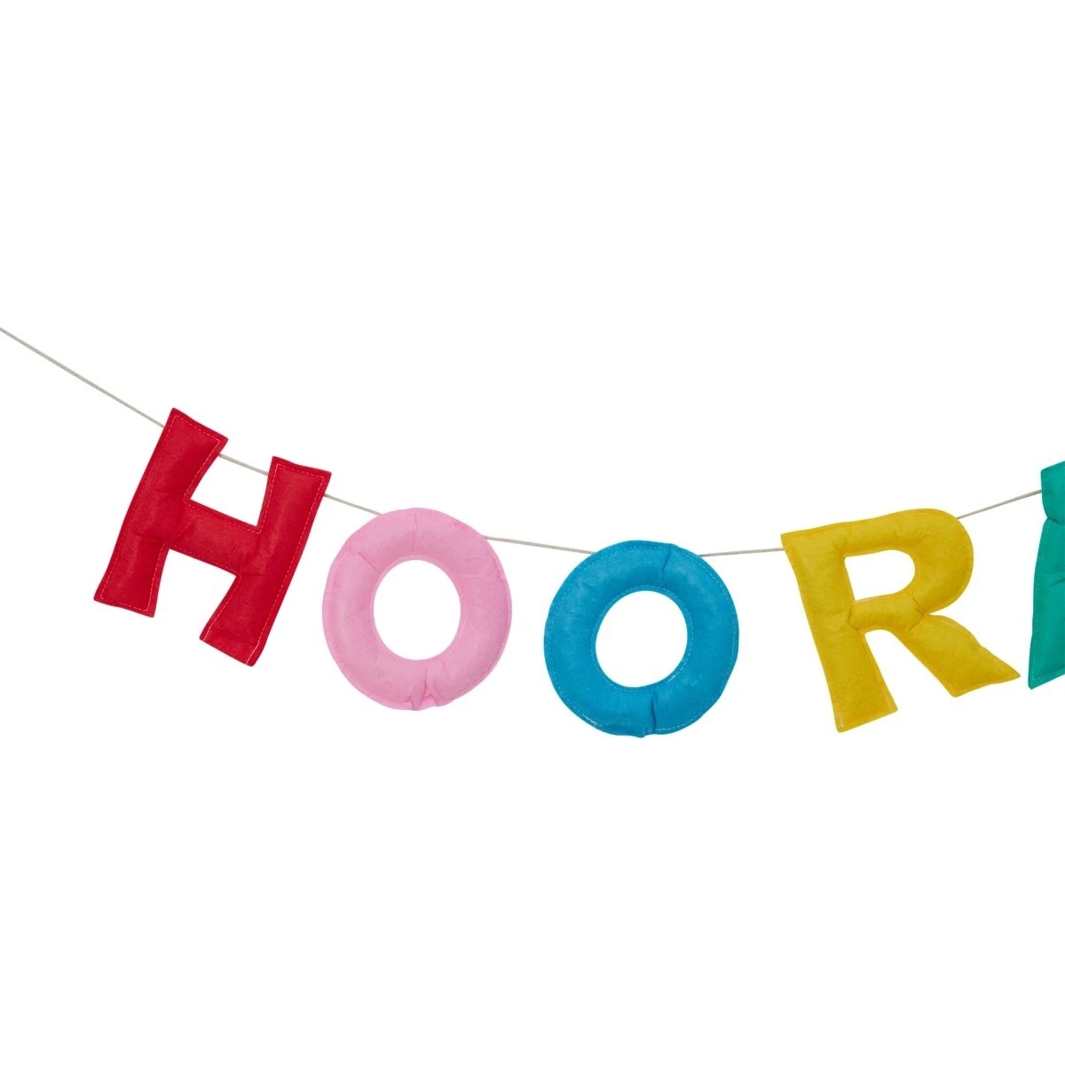 2 2m Hooray Felt Garland, 2 of 4