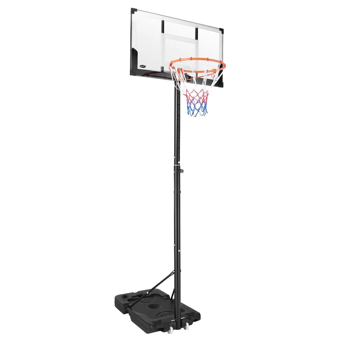 1 Ausway Portable Basketball Hoop System Adjustable Stand 1.1m-3.05m, 1 of 7