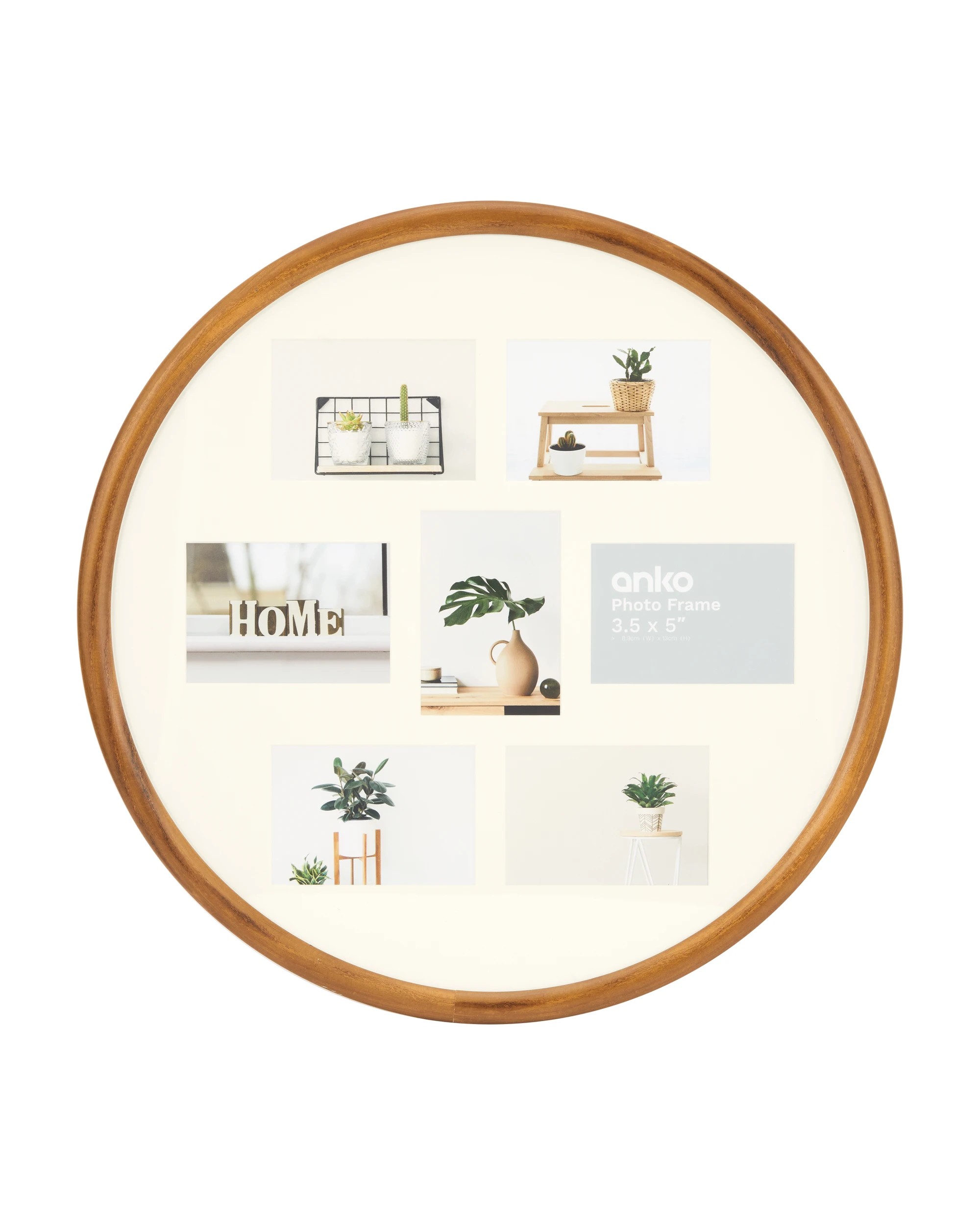 1 Collage Photo Frame - 3.5in. x 5in., Natural, 1 of 6