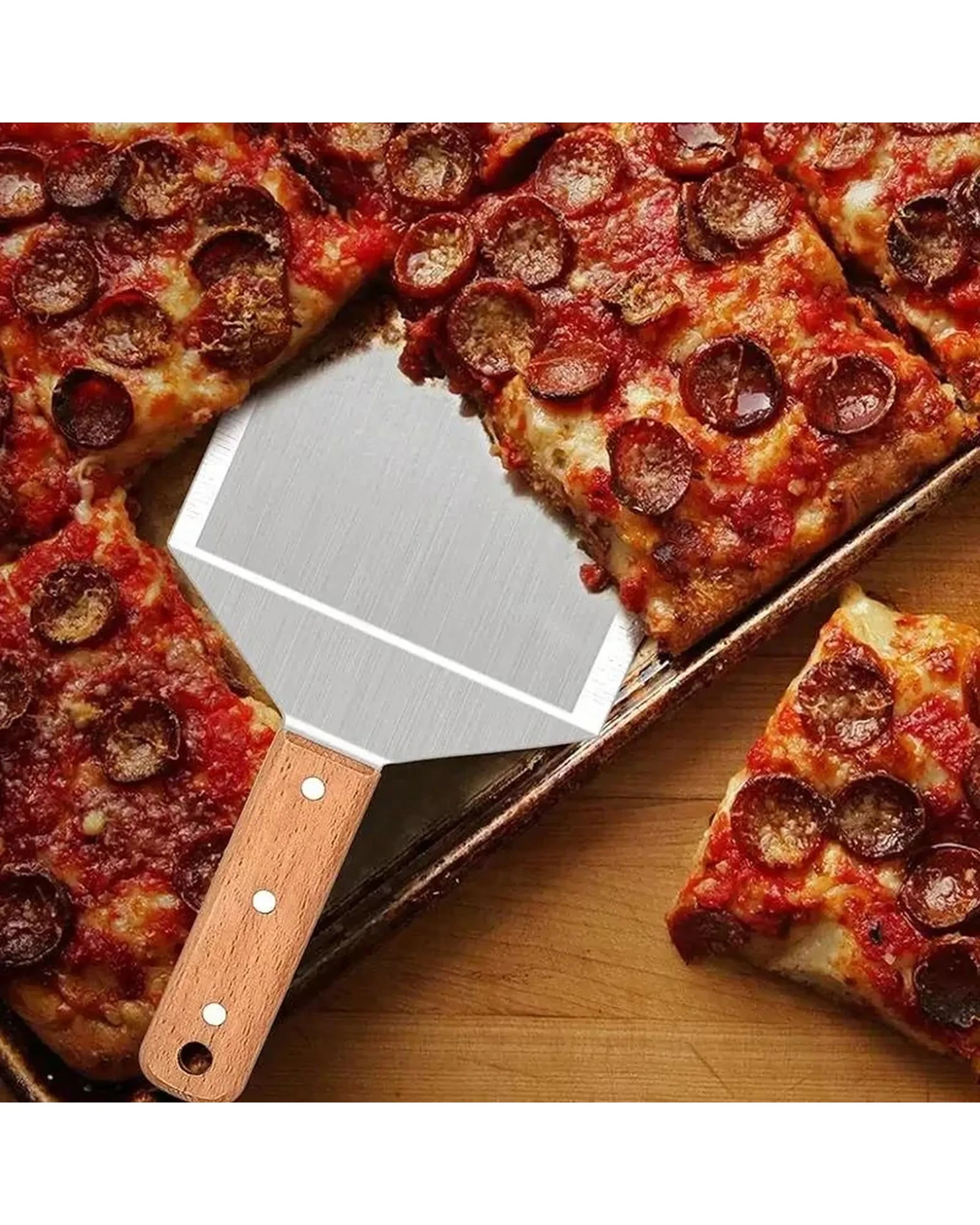7 Flaming Coals Large Stainless Steel BBQ Spatula, 7 of 10