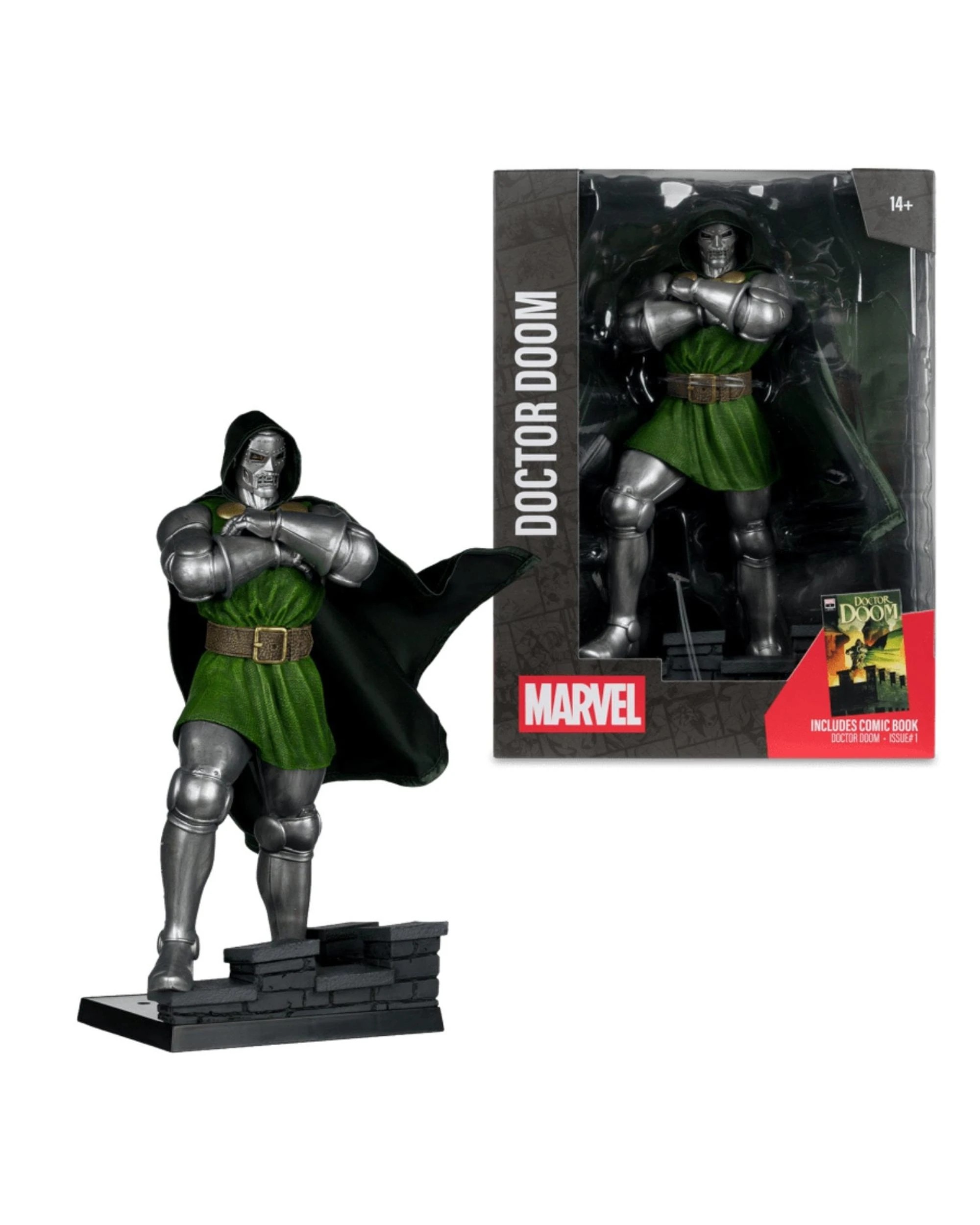 1 McFarlane Marvel Doctor Doom Comic #1 1:6 Scale Figure, 1 of 9