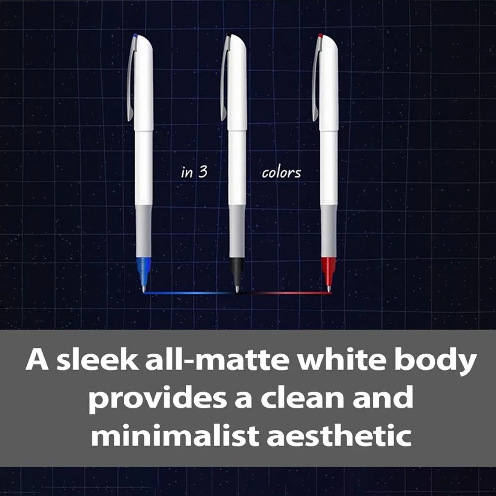 7 Pentel Floatune 1mm Capped Rollerball Pen Assorted 4 Pack, 7 of 8