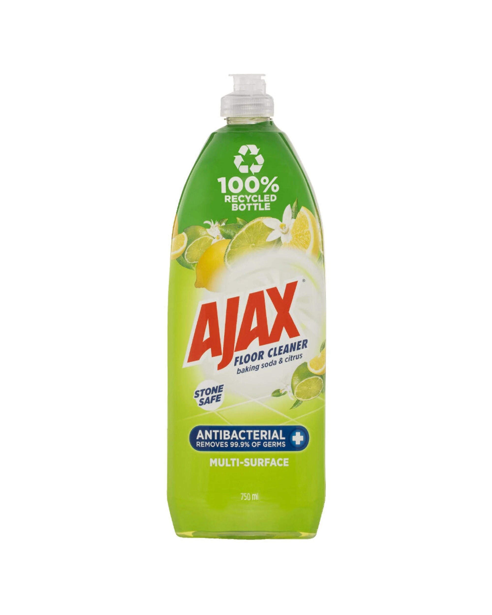 2 Ajax 8PK House Floor Cleaner 750ml Baking Soda Citrus Scent - Multi, 2 of 3