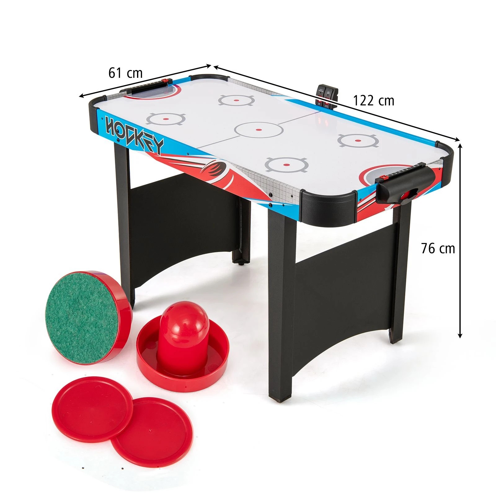 2 Costway Arcade Style Air Hockey Table Indoor Game Table Billiard Table w/Electronic LED Scoreboard, 2 of 2