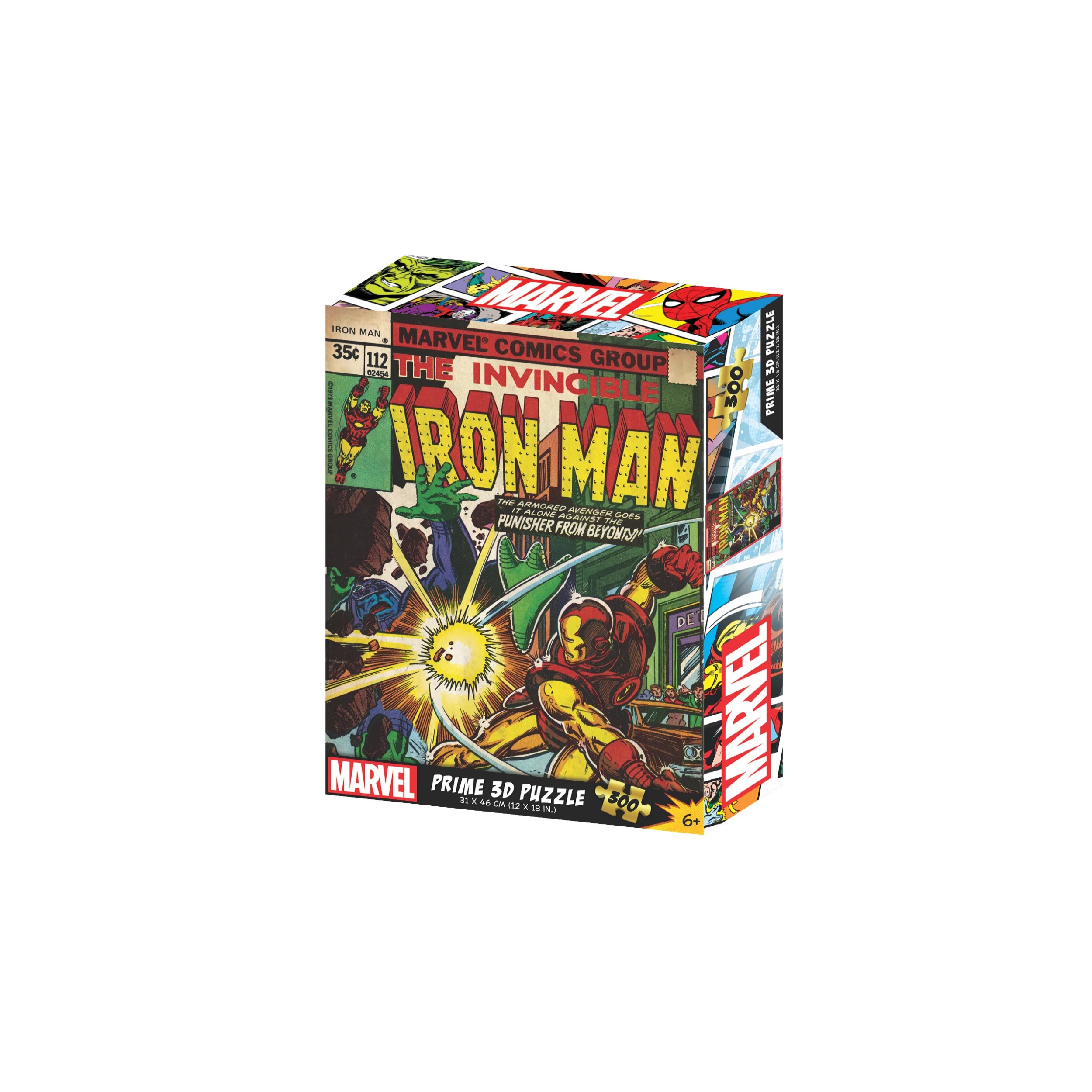 1 PRIME 3D Lenticular 300pce Marvel Comic Cover Puzzles - Assorted - Multi, 1 of 3